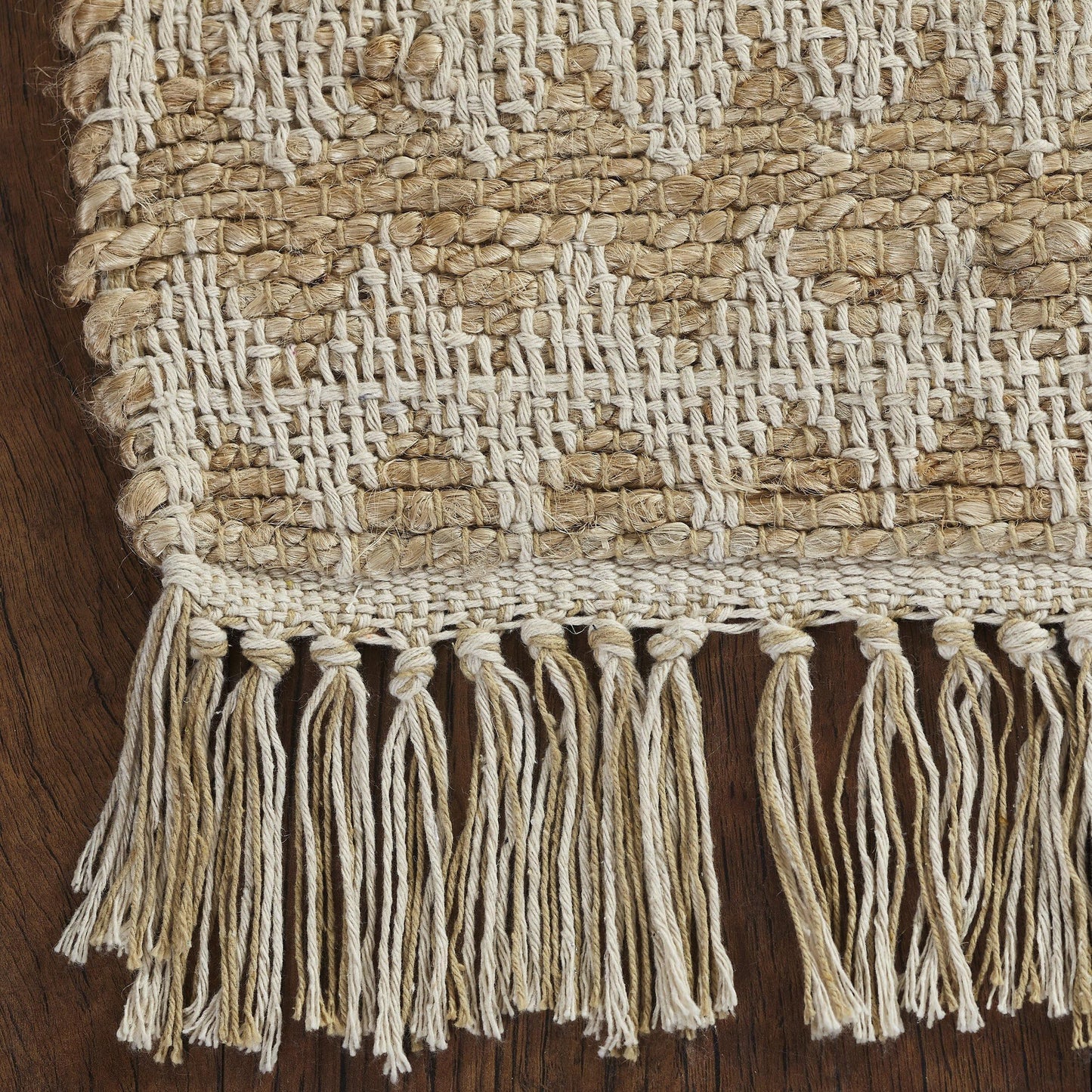 Chevron Eco-Friendly Hand Woven Jute Rug FredCo