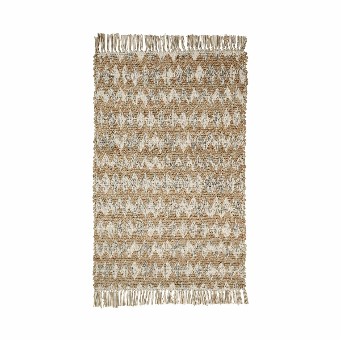 Chevron Eco-Friendly Hand Woven Jute Rug FredCo