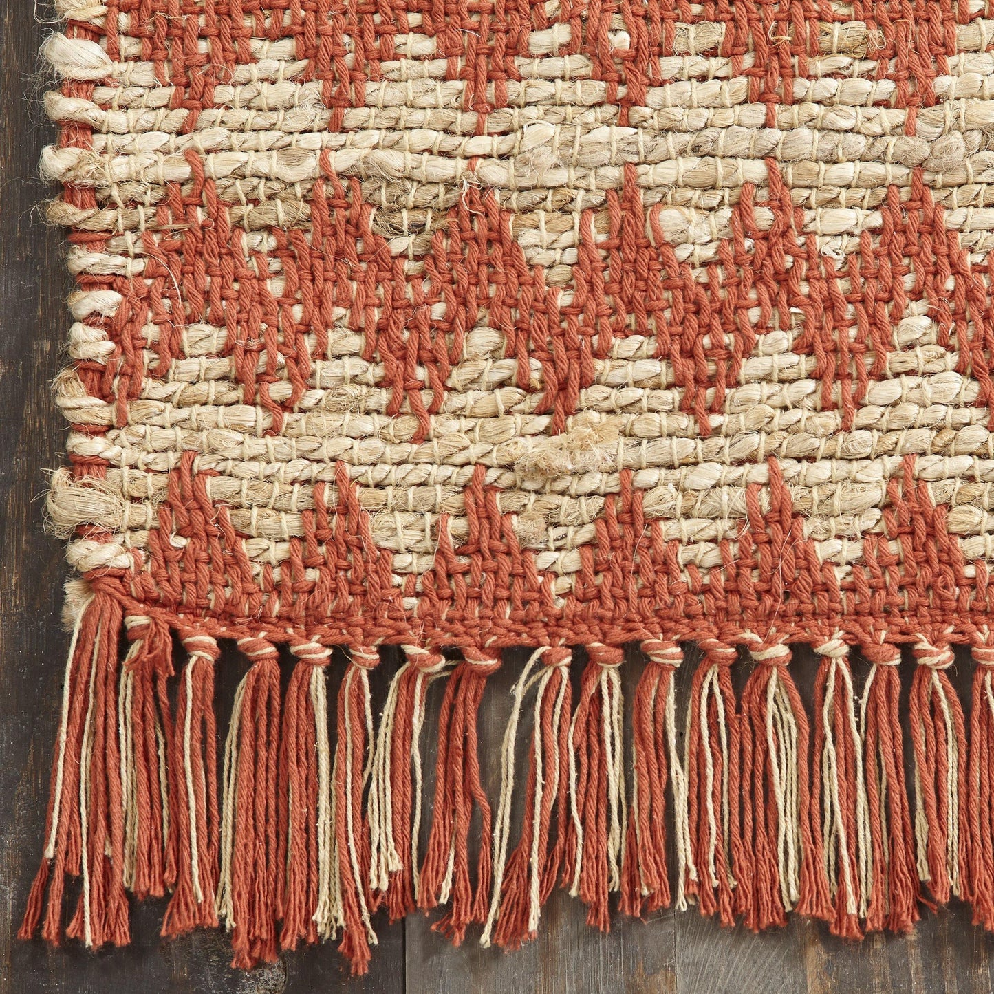 Chevron Eco-Friendly Hand Woven Jute Rug FredCo