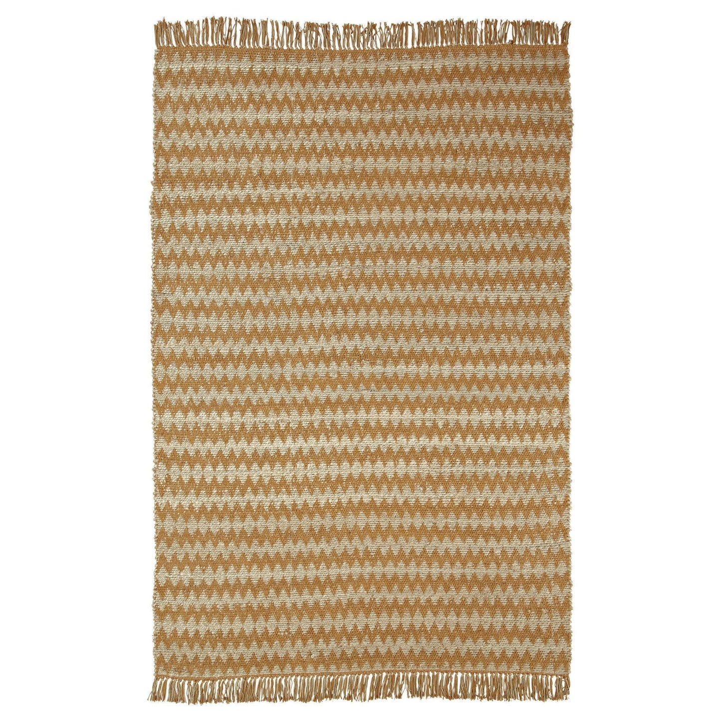 Chevron Eco-Friendly Hand Woven Jute Rug FredCo