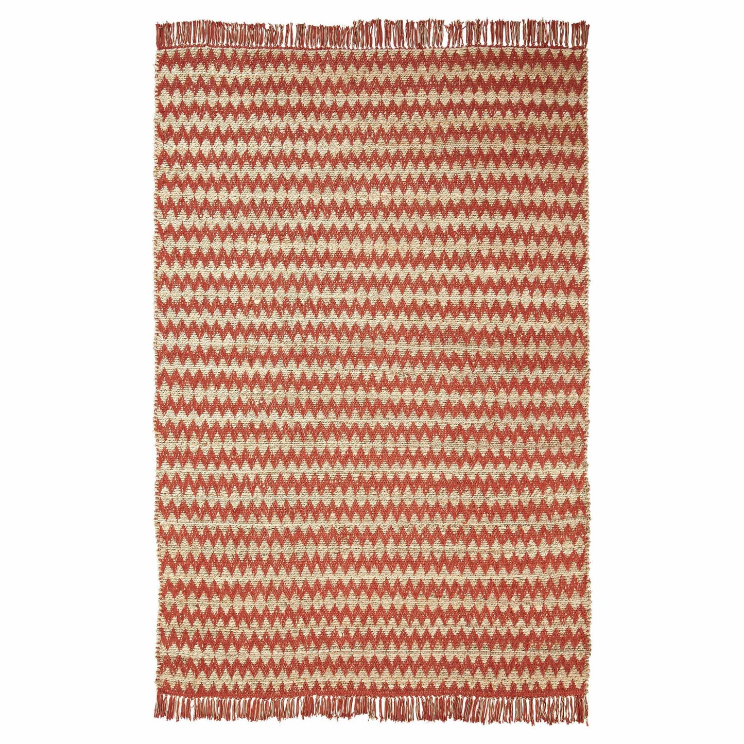Chevron Eco-Friendly Hand Woven Jute Rug FredCo