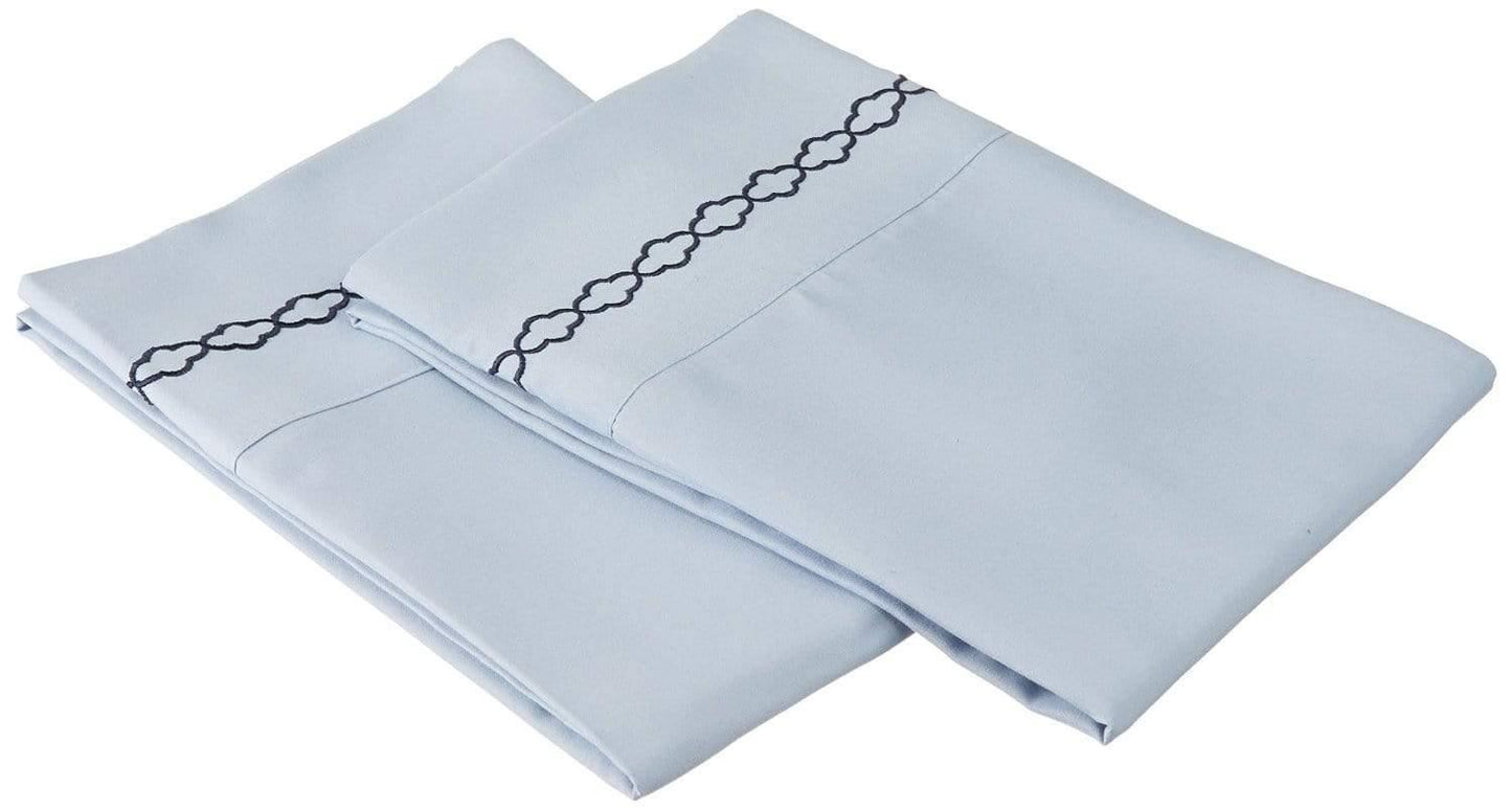 Clouds Embroidery Microfiber Pillowcases FredCo