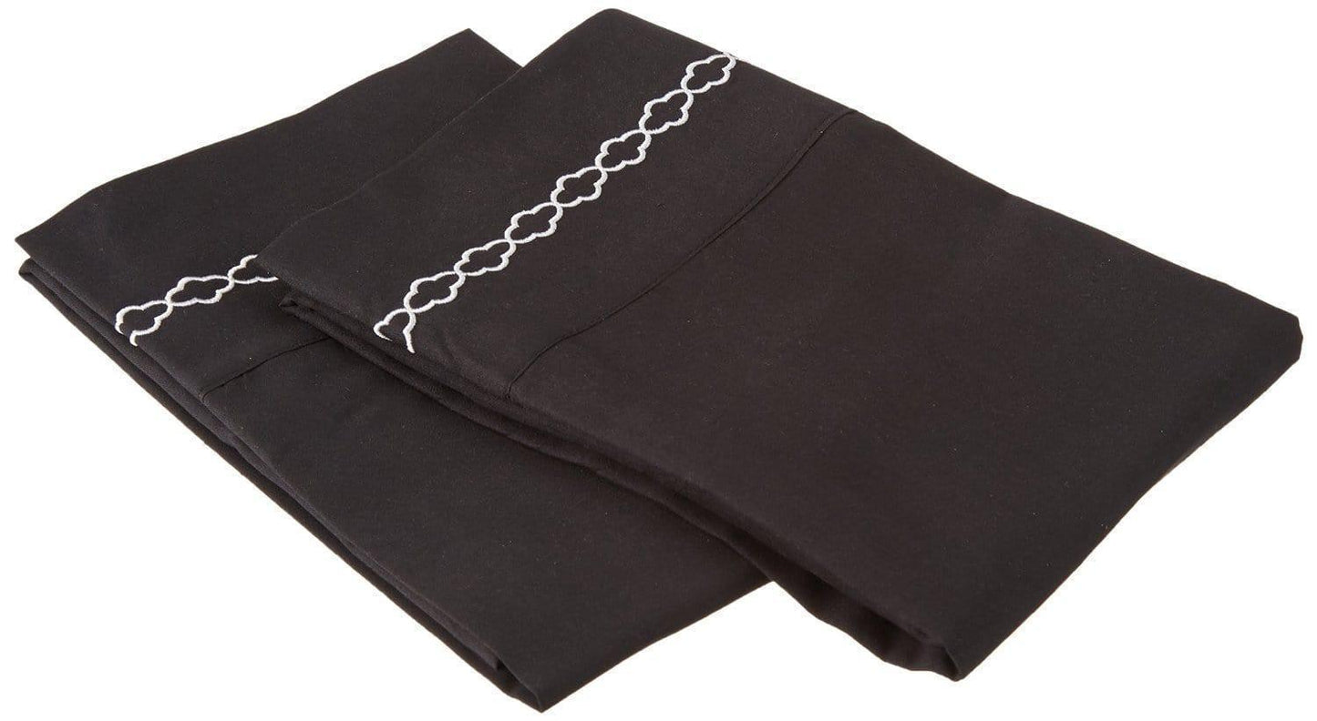 Clouds Embroidery Microfiber Pillowcases FredCo