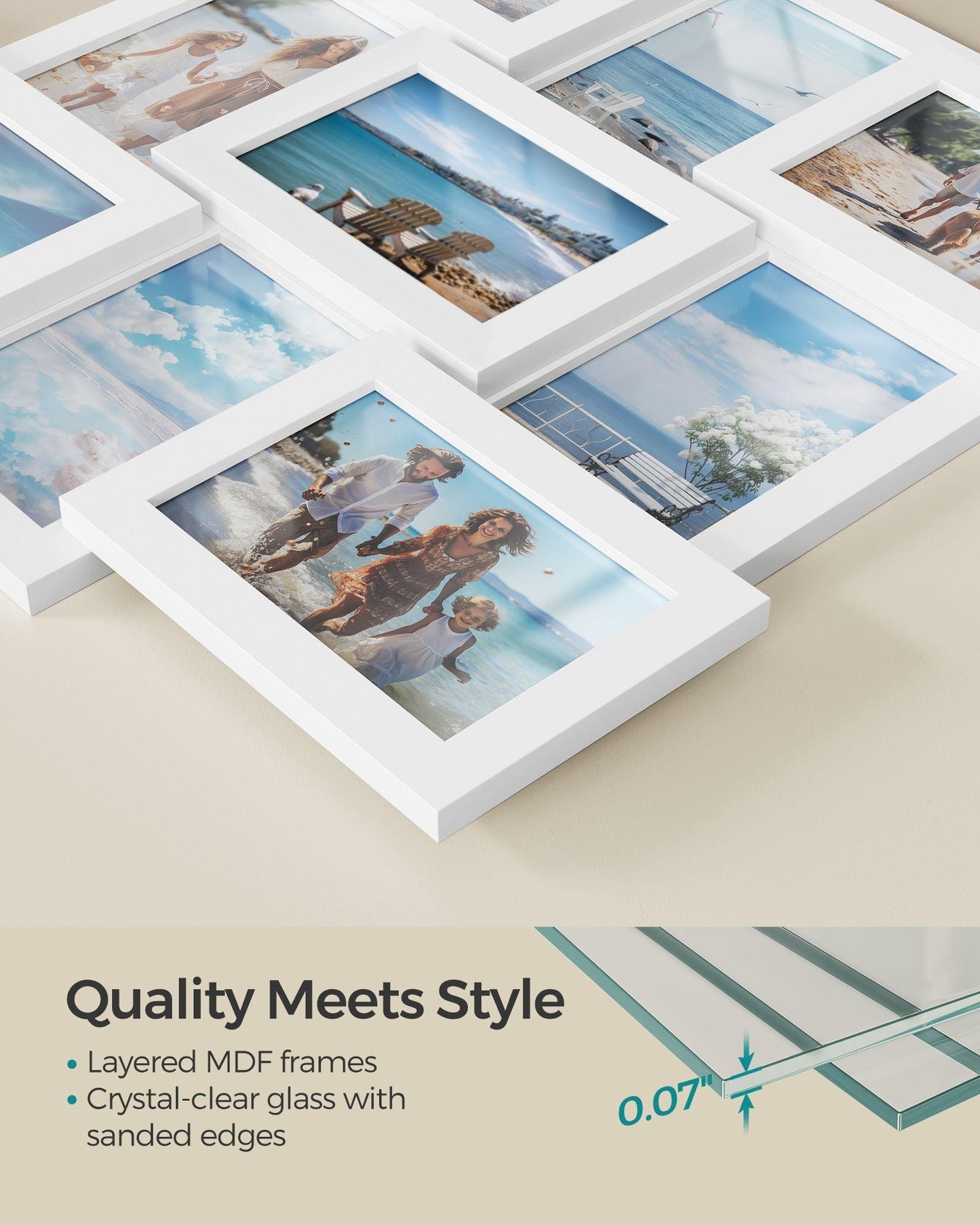 Collage Picture Frames, 4x6 Picture Frames Collage for Wall Decor FredCo