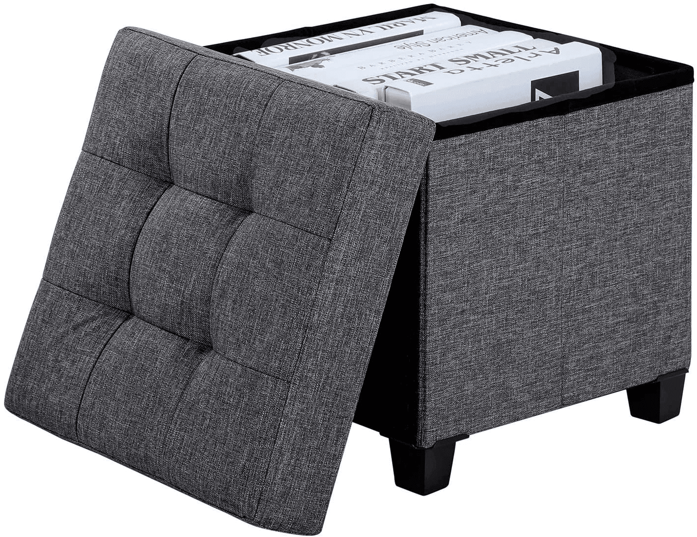 Collapsible Cube Storage Ottoman FredCo