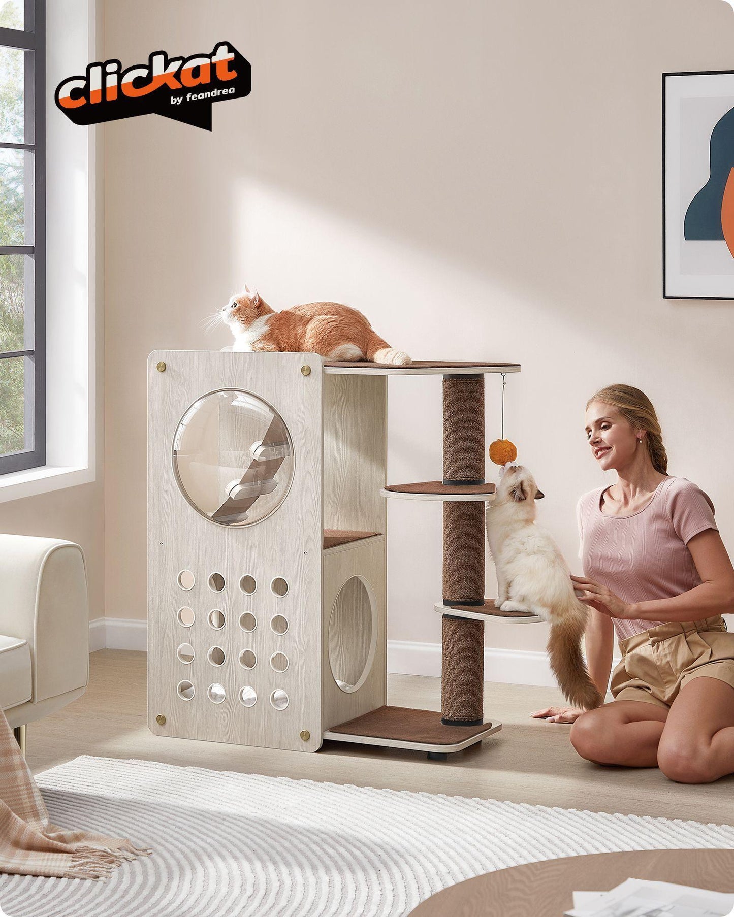 Collection - No.005 Cat Tree with Scratching Post FredCo