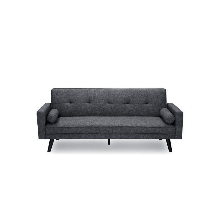 Convertible Couch Sofa Bed Grey FredCo
