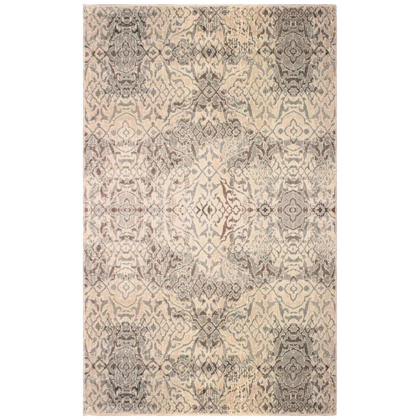 Corbin Modern Damask Contemporary Rug FredCo