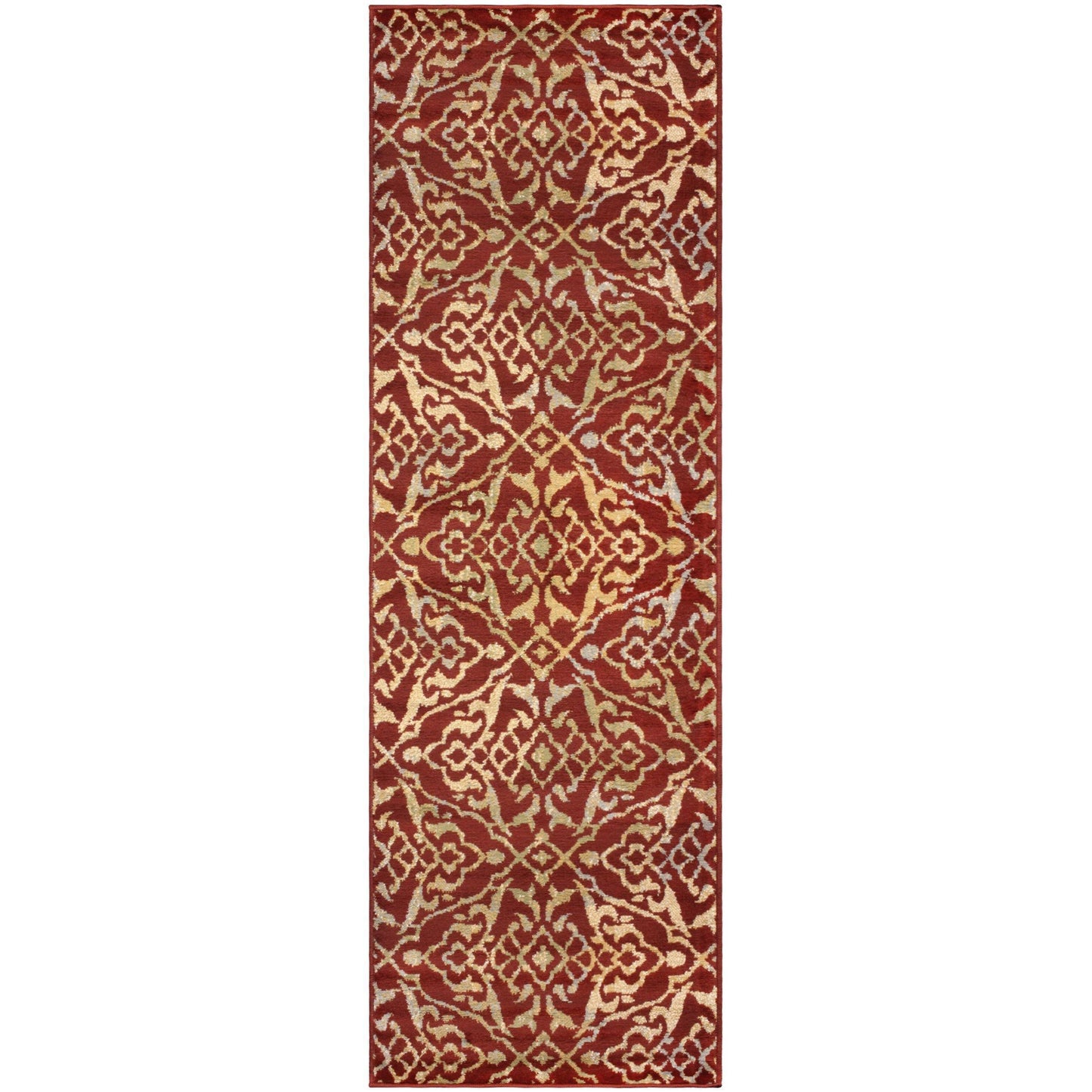 Corbin Modern Damask Contemporary Rug FredCo