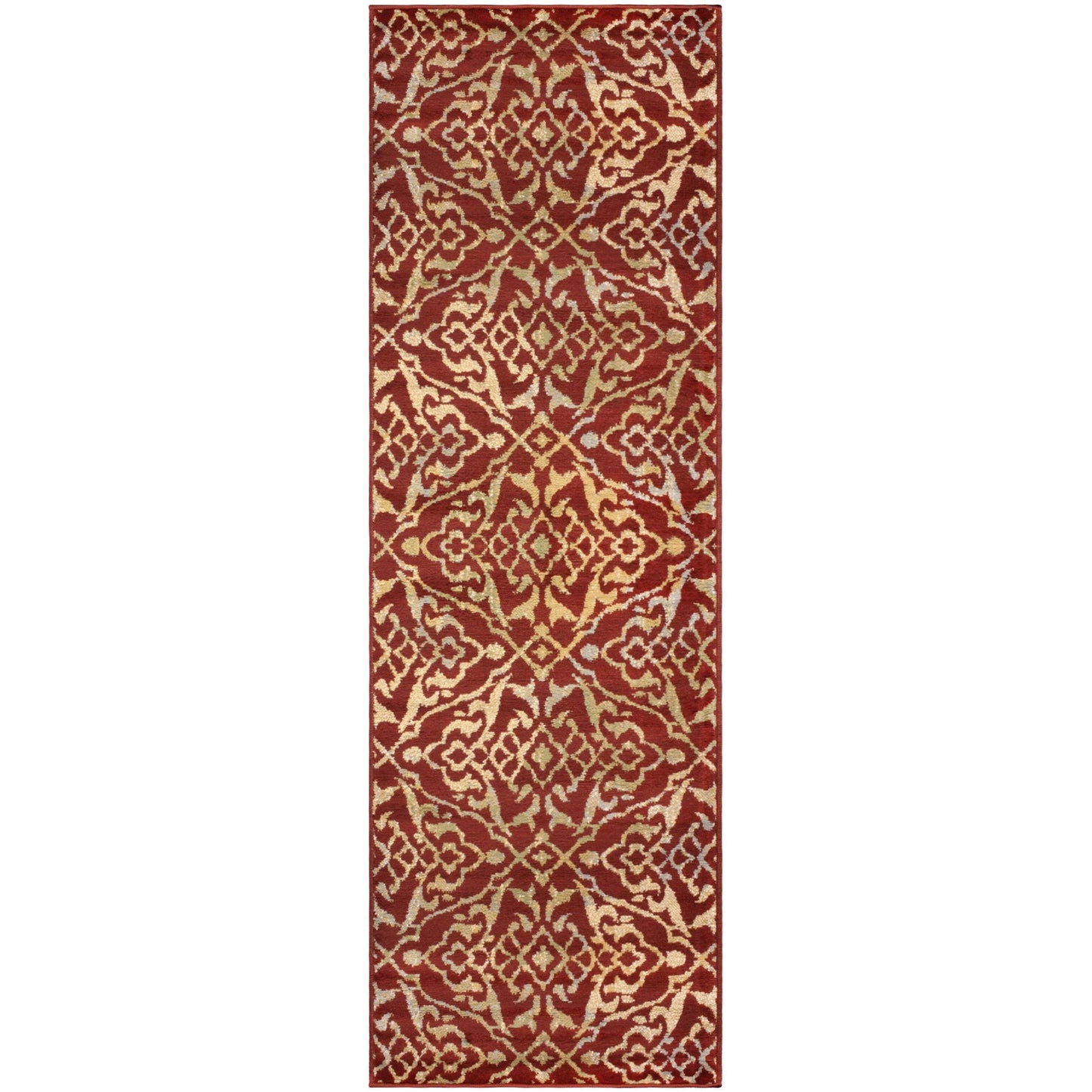 Corbin Modern Damask Contemporary Rug FredCo