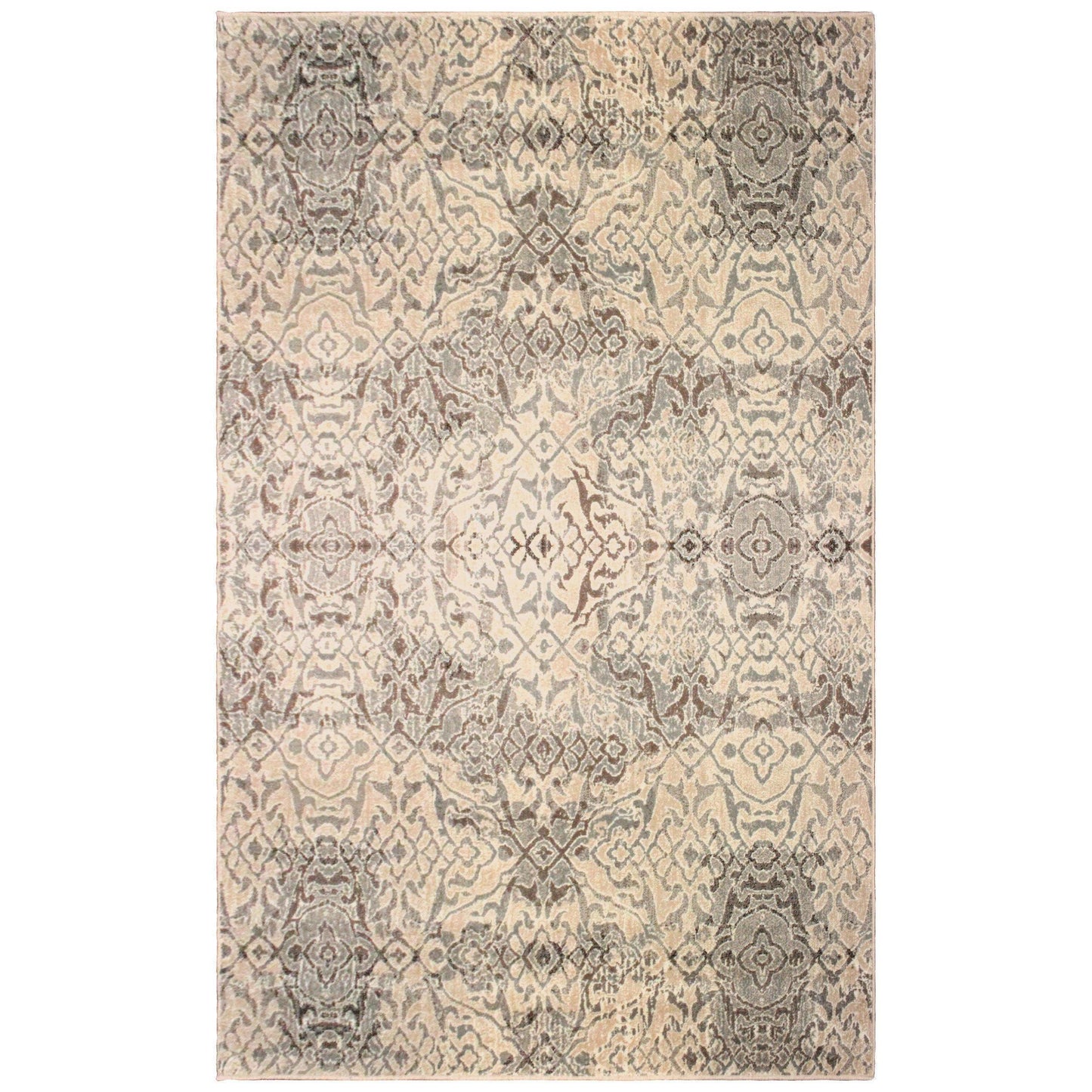 Corbin Modern Damask Contemporary Rug FredCo