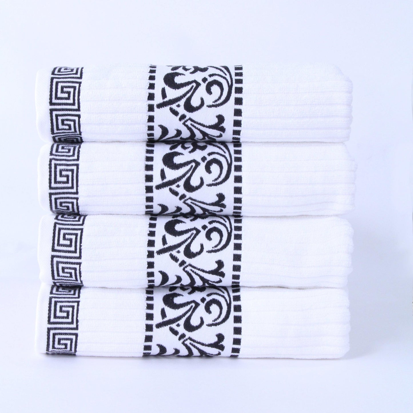 Cotton Absorbent 4-Piece Bath Towel 30" x 52" by Superior FredCo