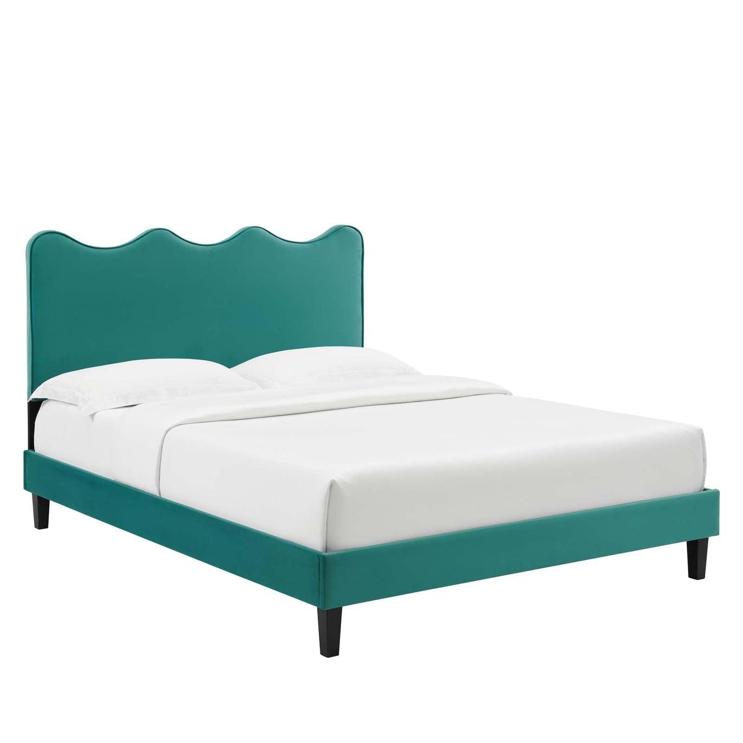 Current Performance Velvet Queen Platform Bed, MOD-6735 FredCo