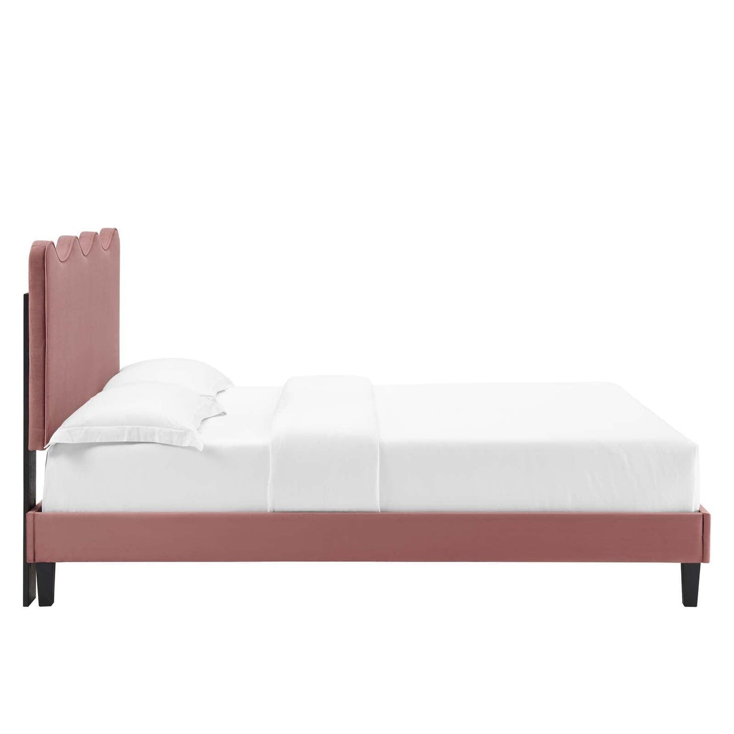 Current Performance Velvet Queen Platform Bed, MOD-6735 FredCo