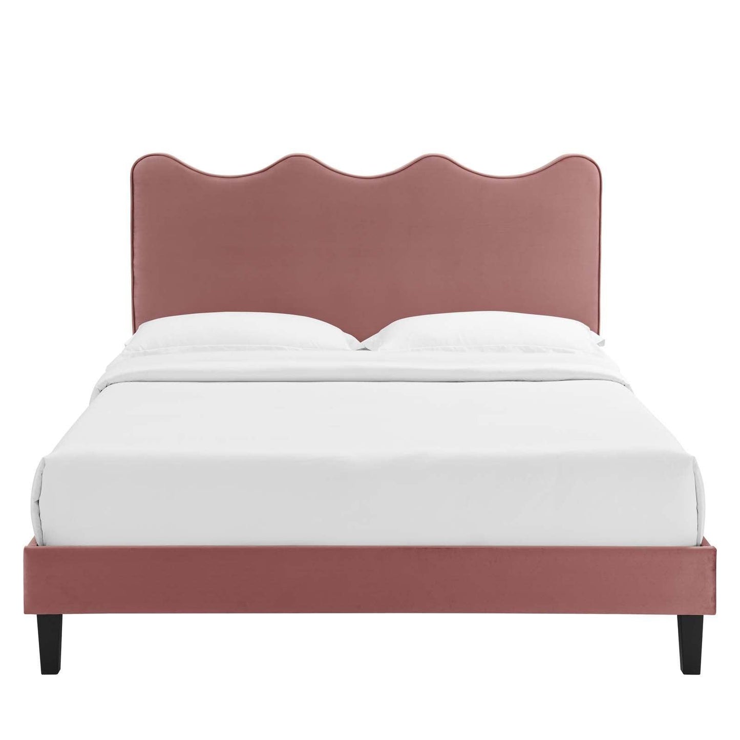 Current Performance Velvet Queen Platform Bed, MOD-6735 FredCo