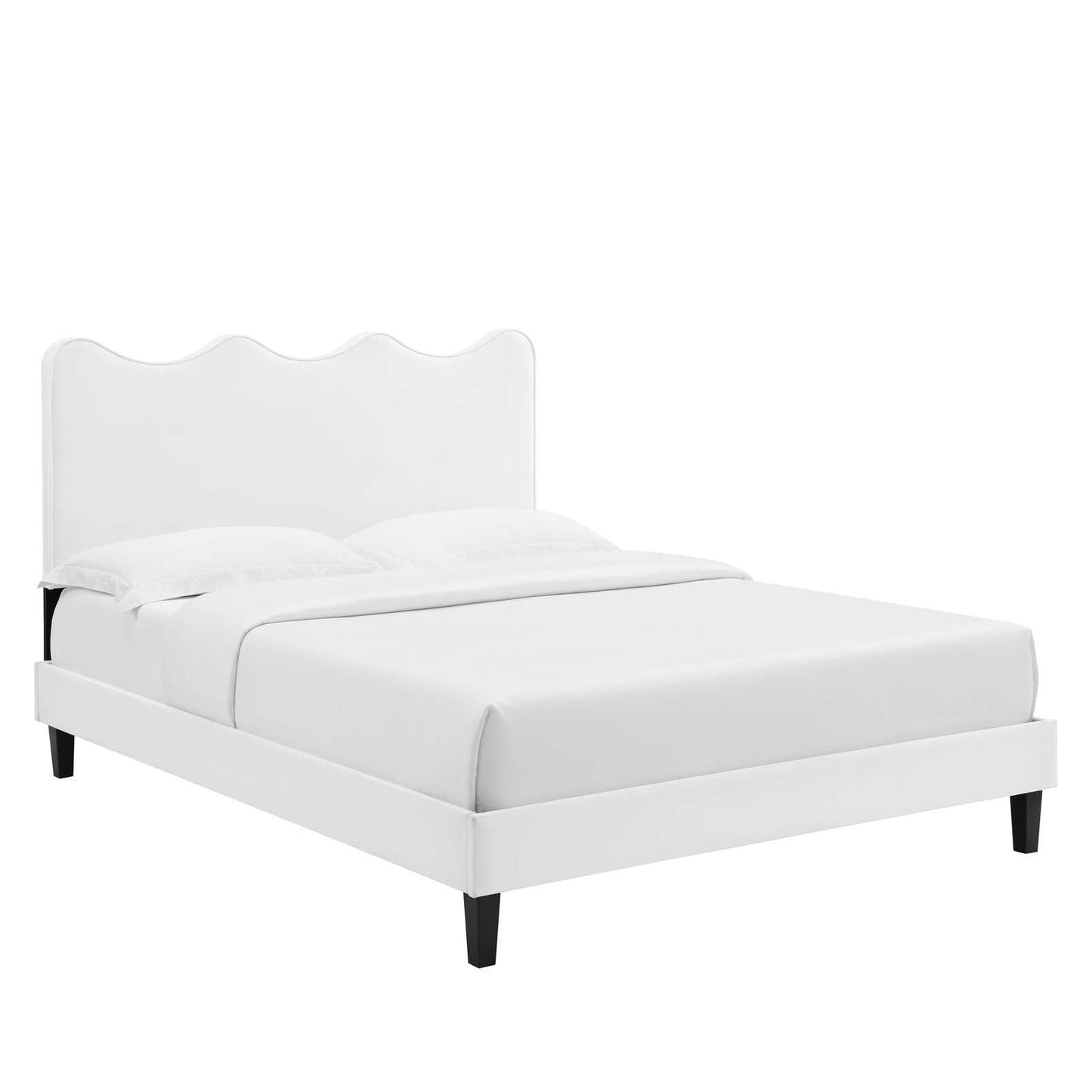Current Performance Velvet Queen Platform Bed, MOD-6735 FredCo