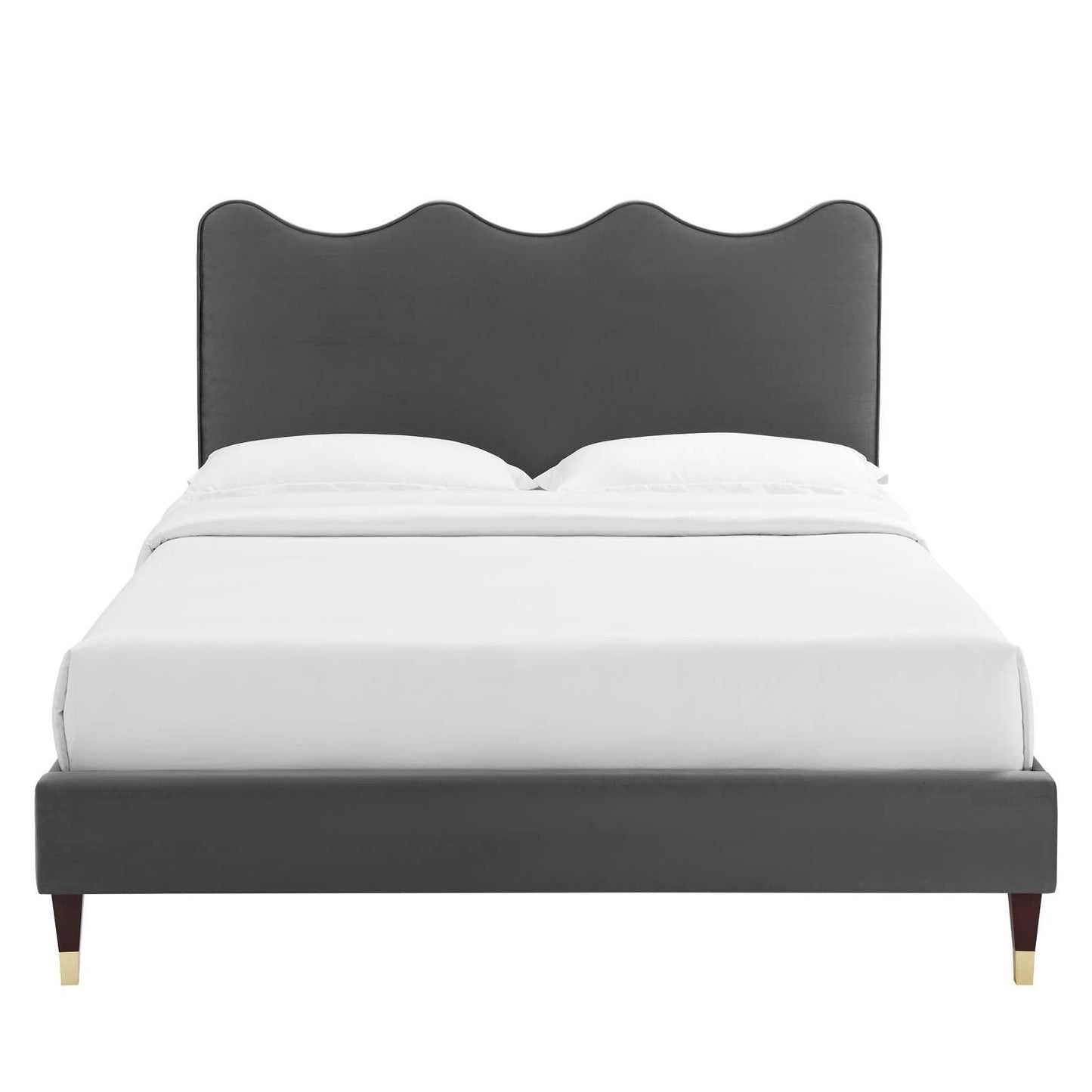 Current Performance Velvet Twin Platform Bed, MOD-6728 FredCo