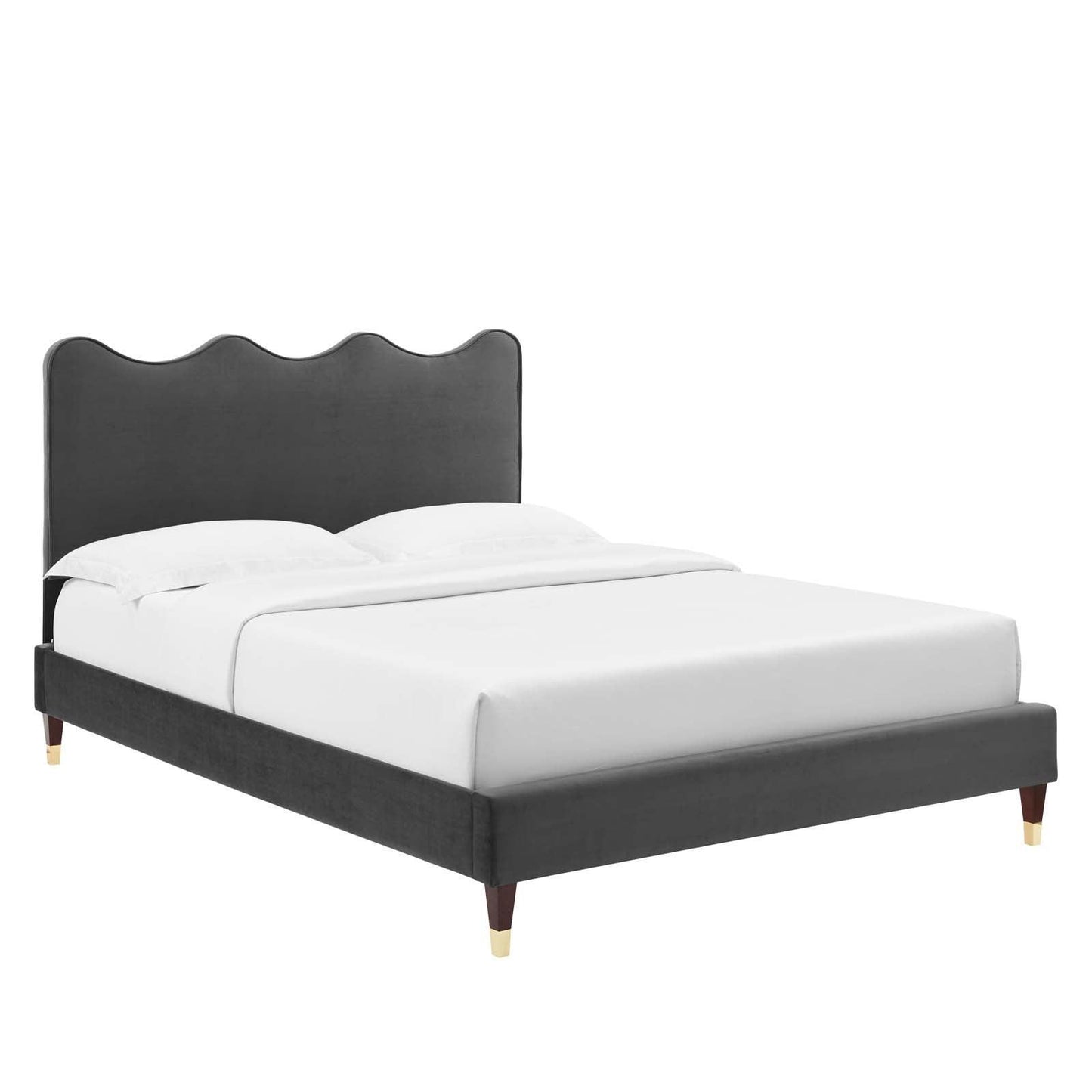 Current Performance Velvet Twin Platform Bed, MOD-6728 FredCo