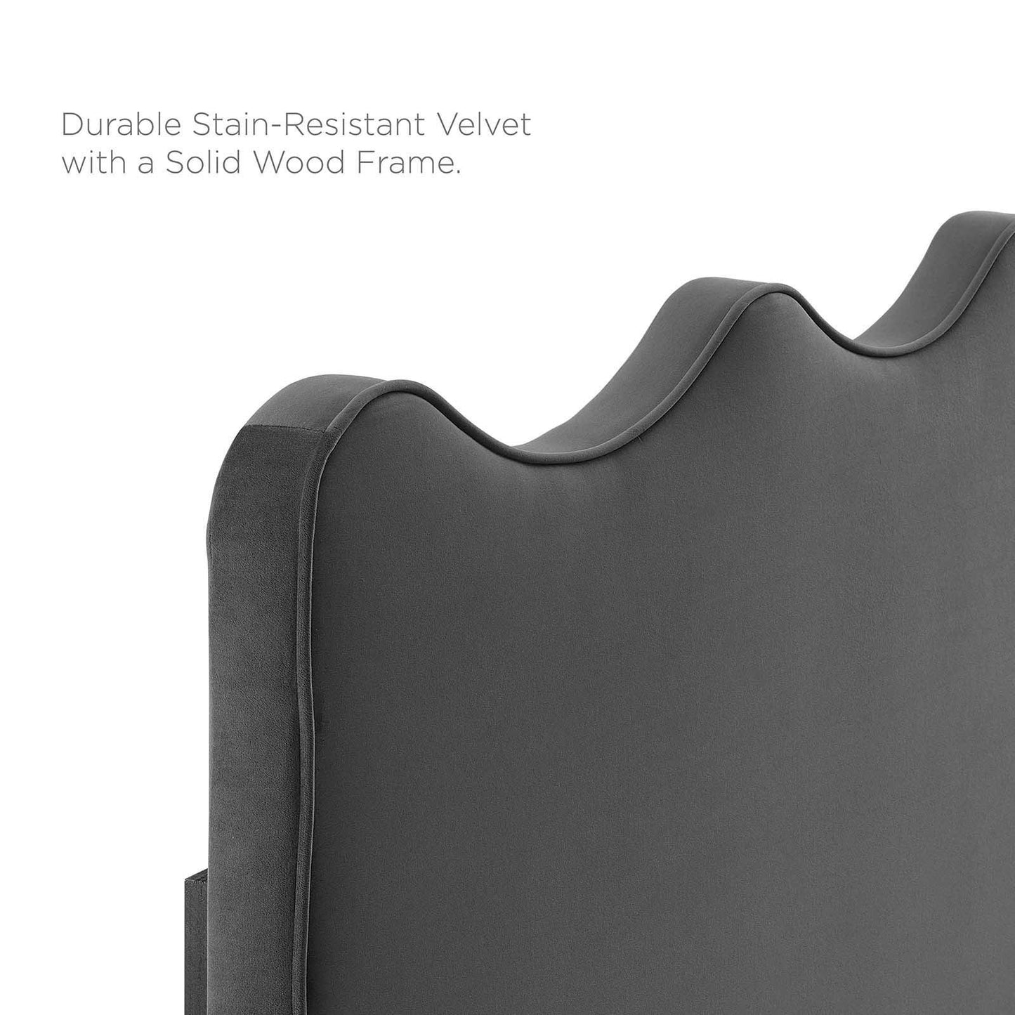 Current Performance Velvet Twin Platform Bed, MOD-6728 FredCo