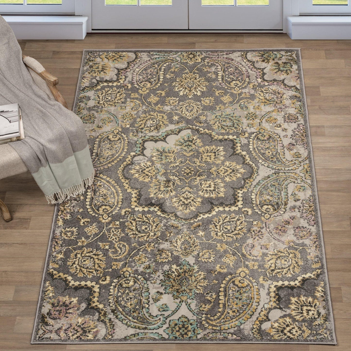 Cypress Oriental Floral Paisley Rug FredCo