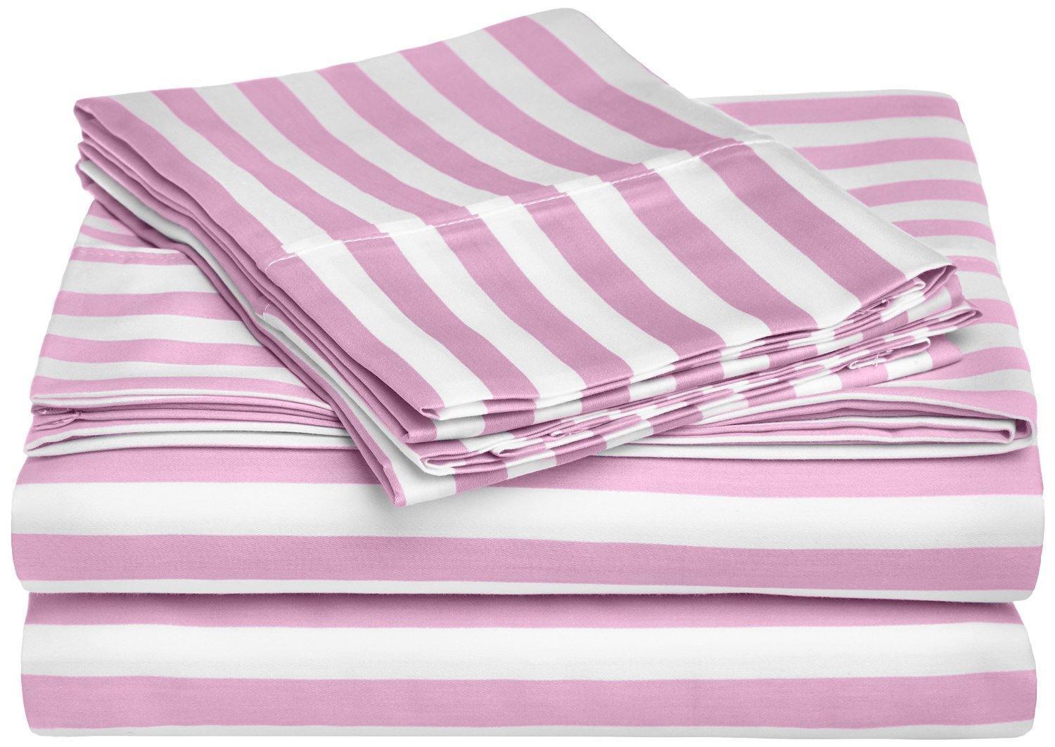 Decorative Kids Striped Cabana Cotton Sheet Set FredCo