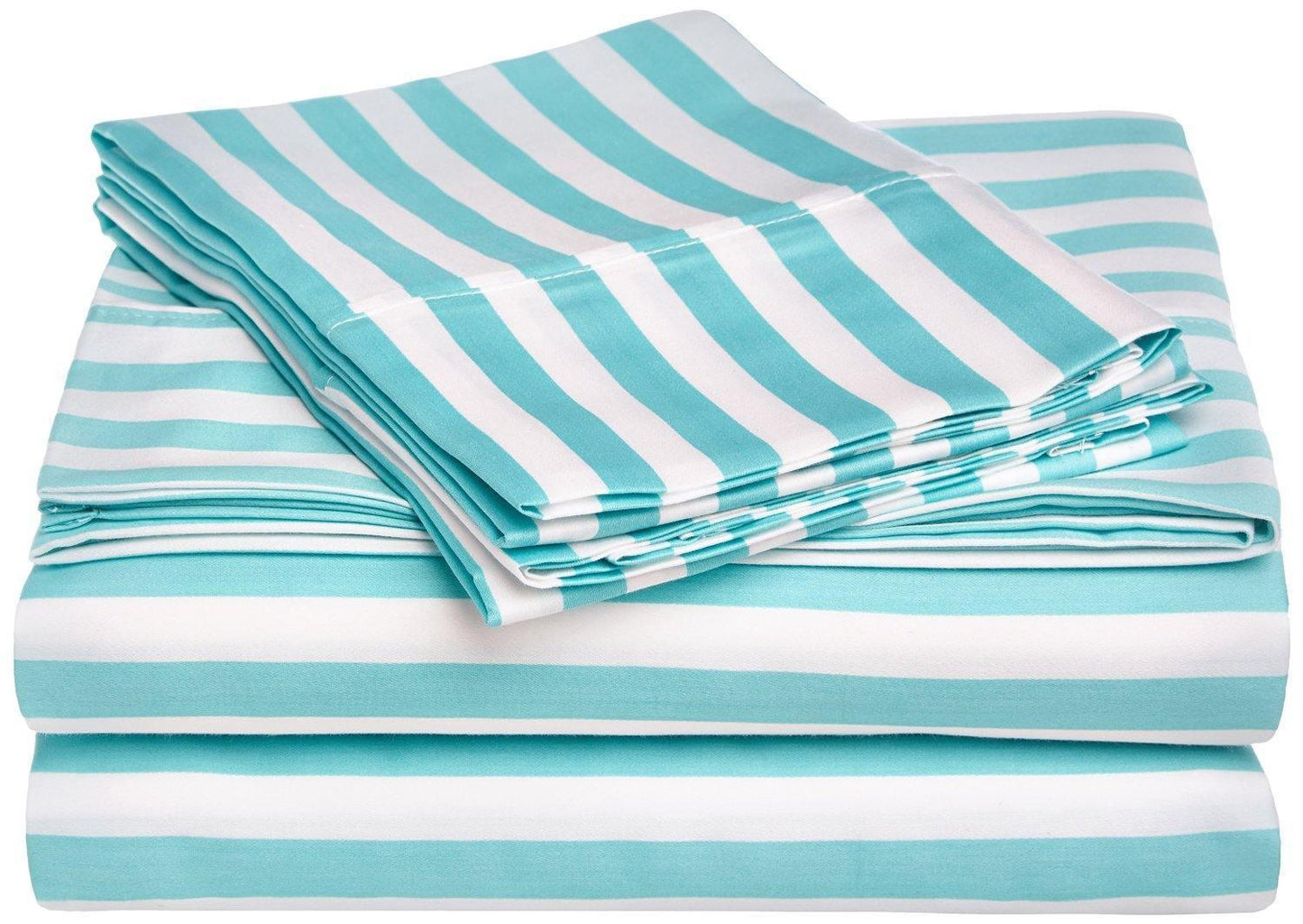 Decorative Kids Striped Cabana Cotton Sheet Set FredCo