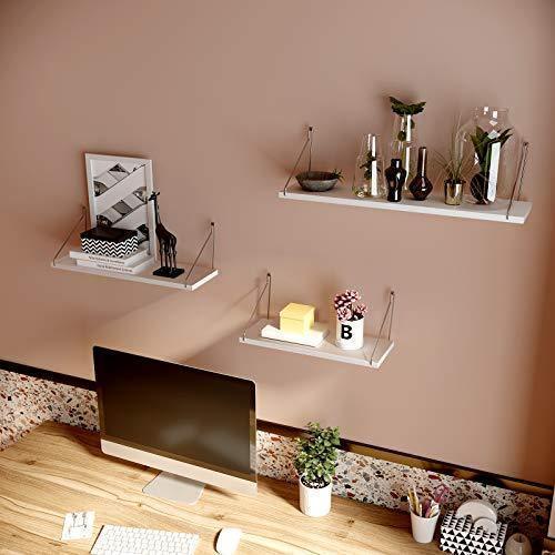 Decorative Wall Shelves Set of 3 FredCo