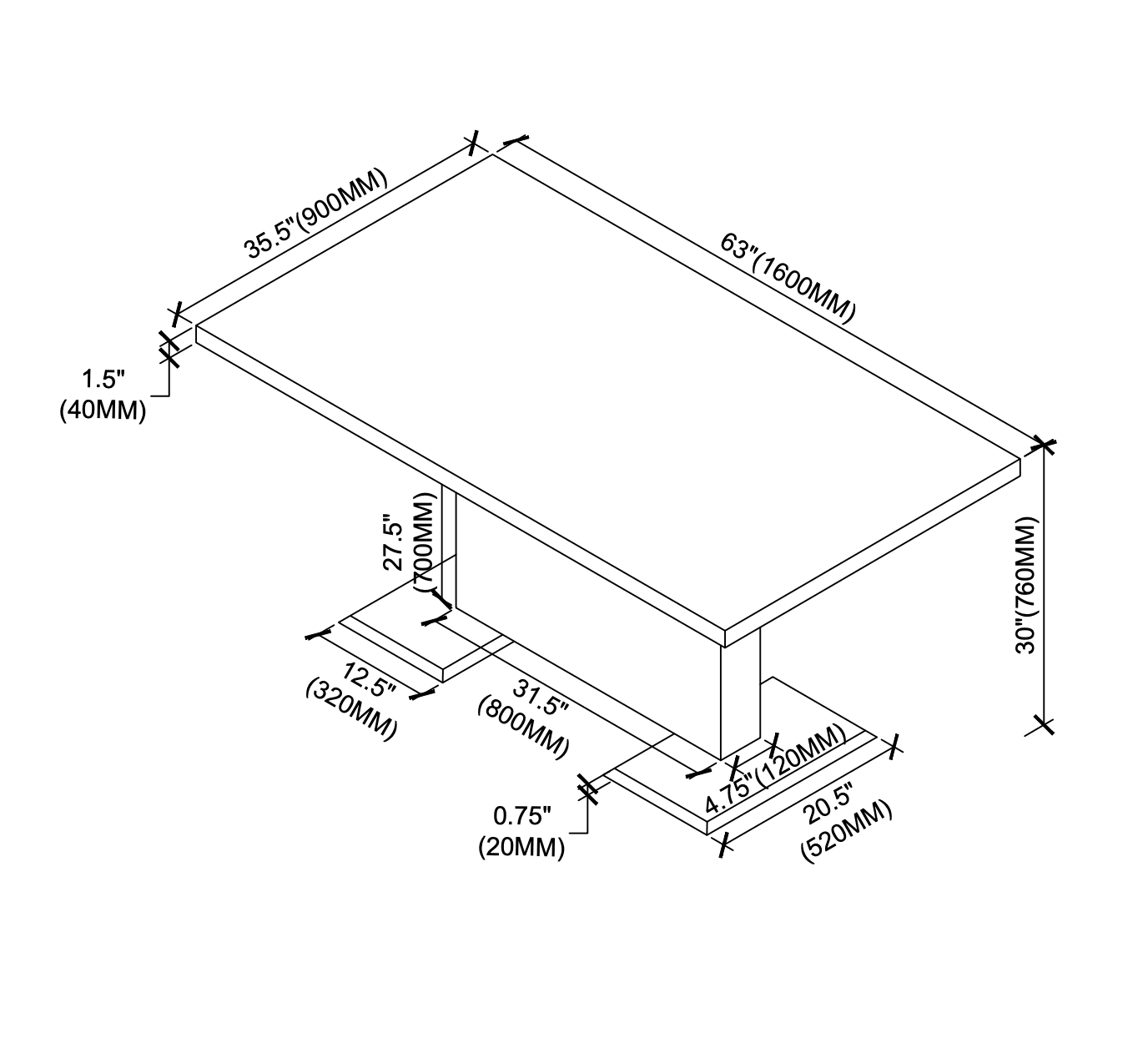 Dining Table 5 PC Set 102310-S5W Coaster FredCo