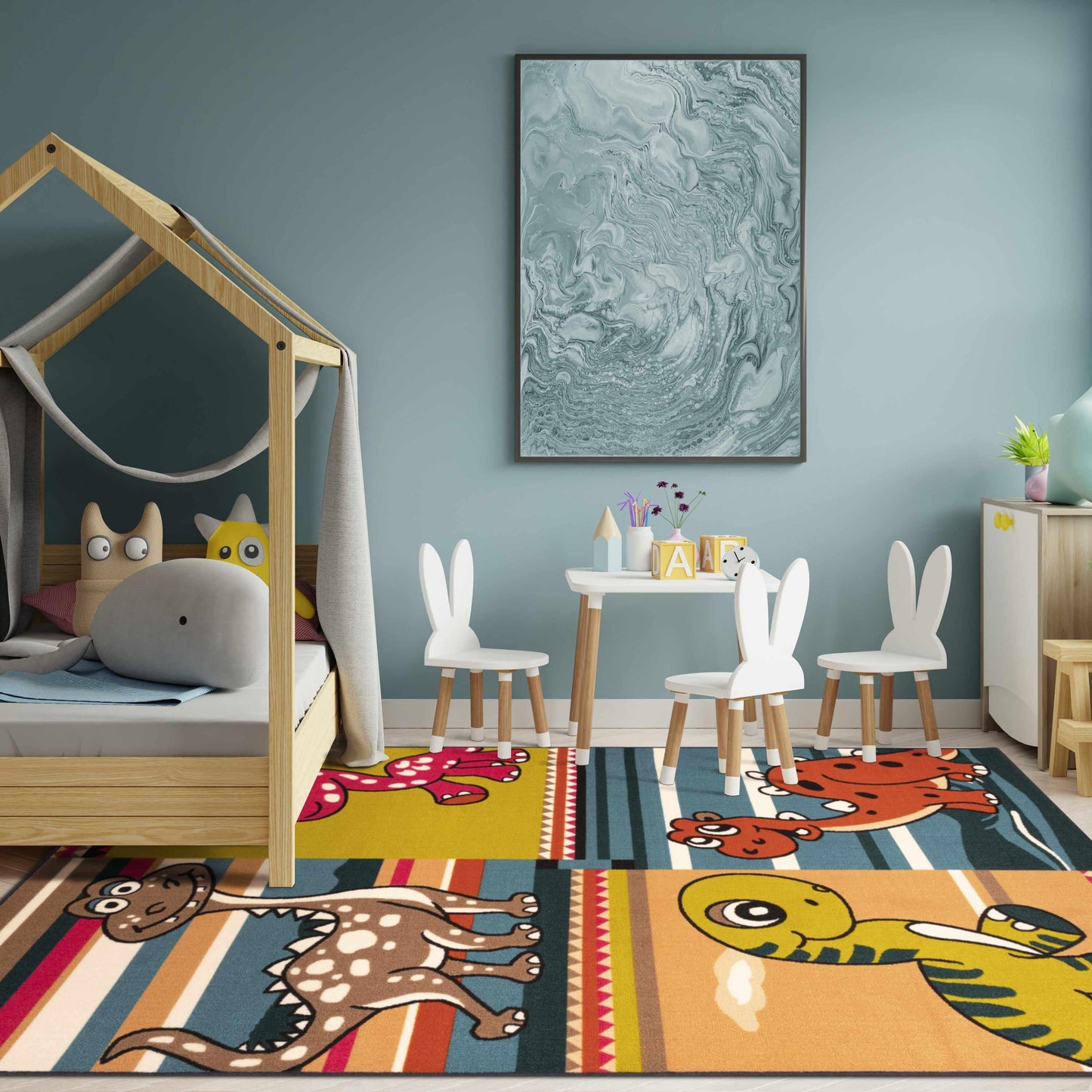 Dinoventure Non-Slip Kids' Rug FredCo