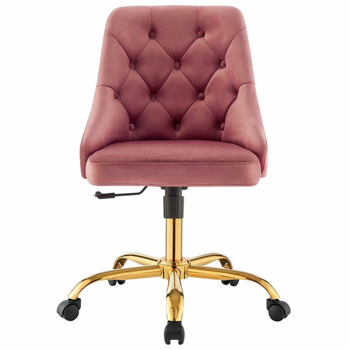 Distinct Tufted Swivel Performance Velvet Office Chair, EEI-4368 FredCo