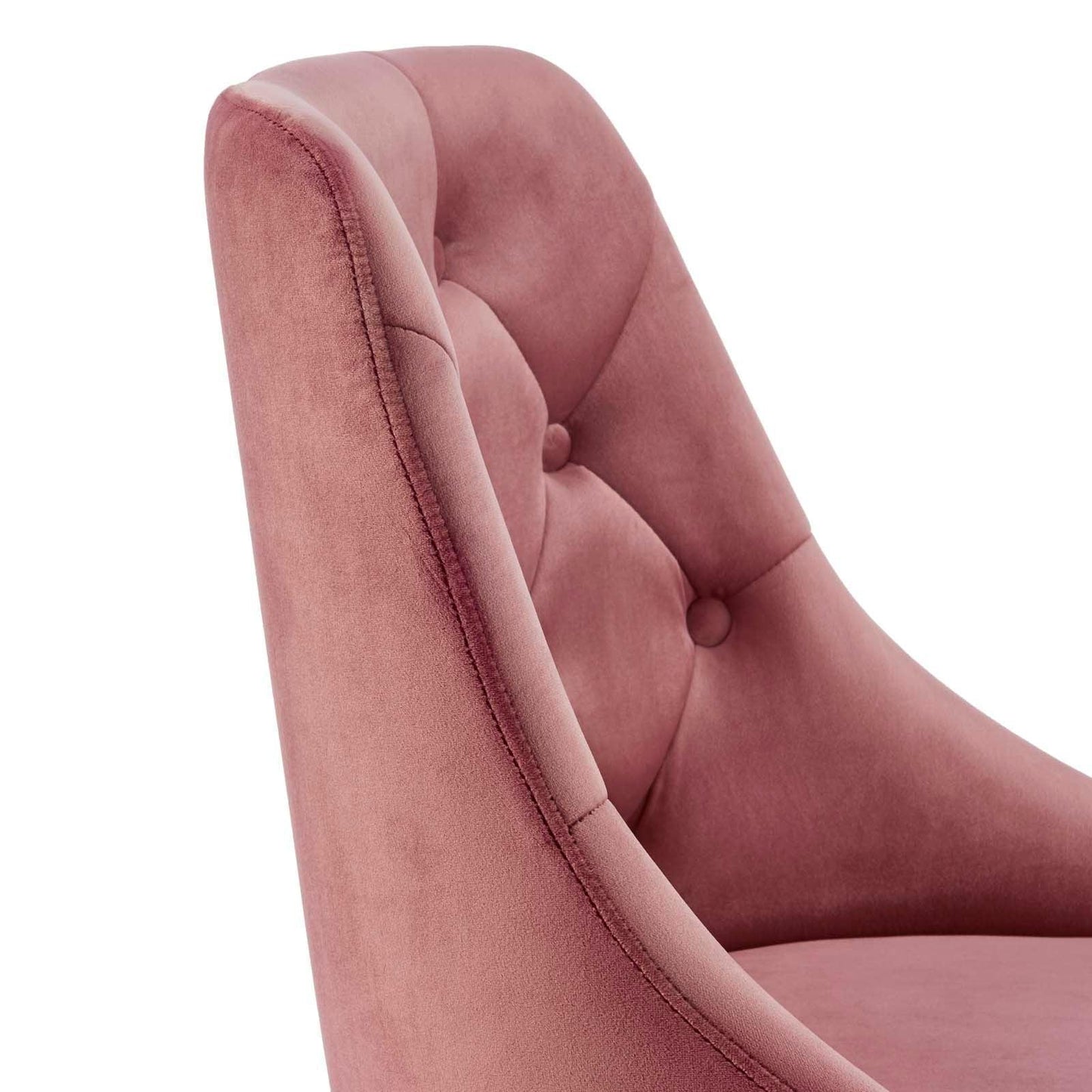 Distinct Tufted Swivel Performance Velvet Office Chair, EEI-4368 FredCo
