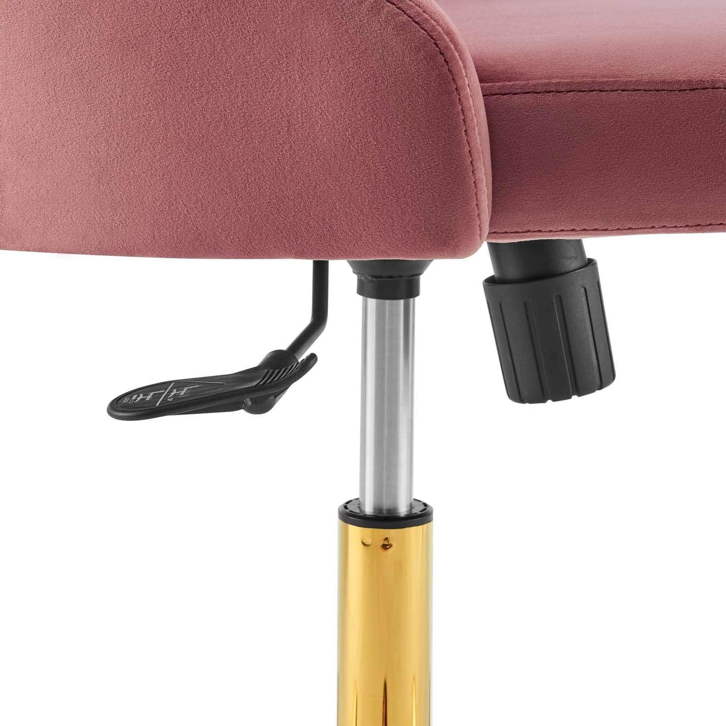 Distinct Tufted Swivel Performance Velvet Office Chair, EEI-4368 FredCo