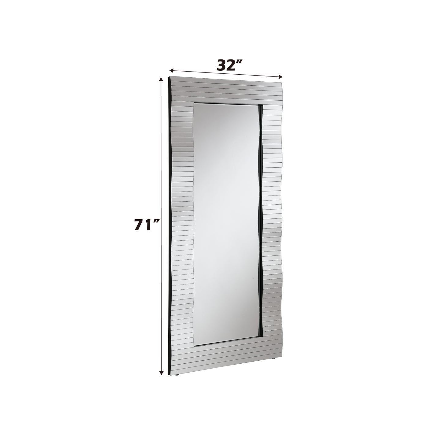 Dominic Mirrored Accent Mirror FredCo
