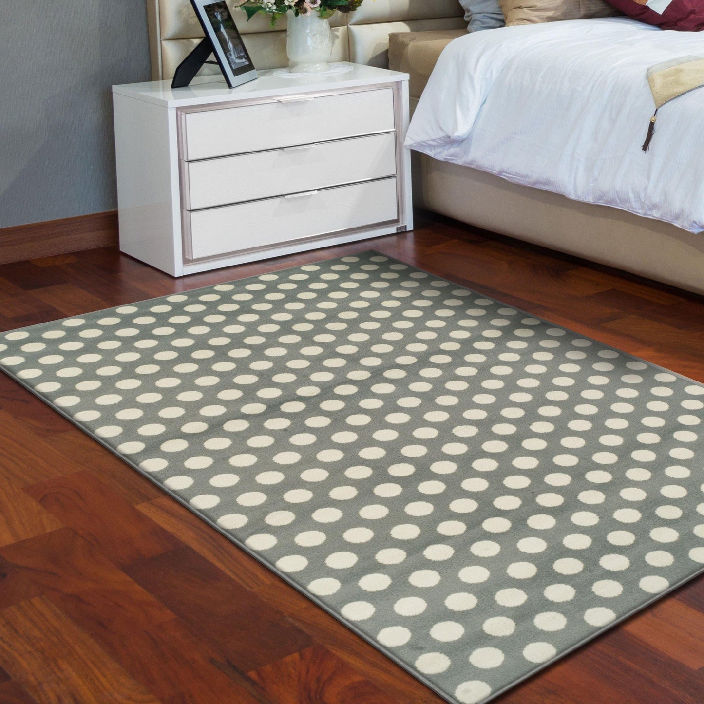 Dot Chic Polka Circles Modern Rug FredCo