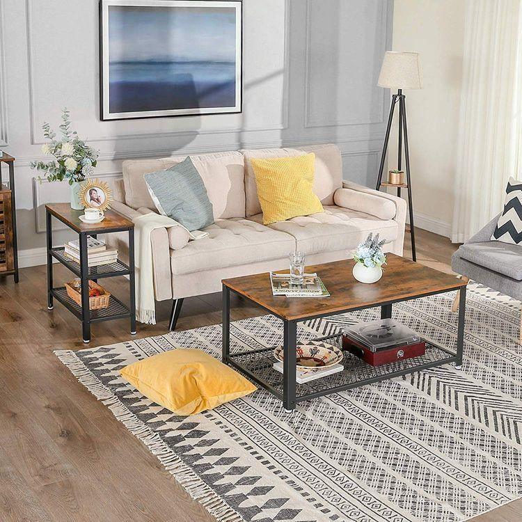 Double Shelves Side Table FredCo