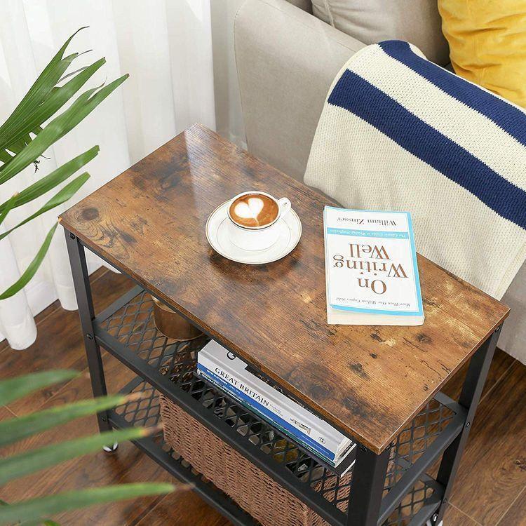 Double Shelves Side Table FredCo