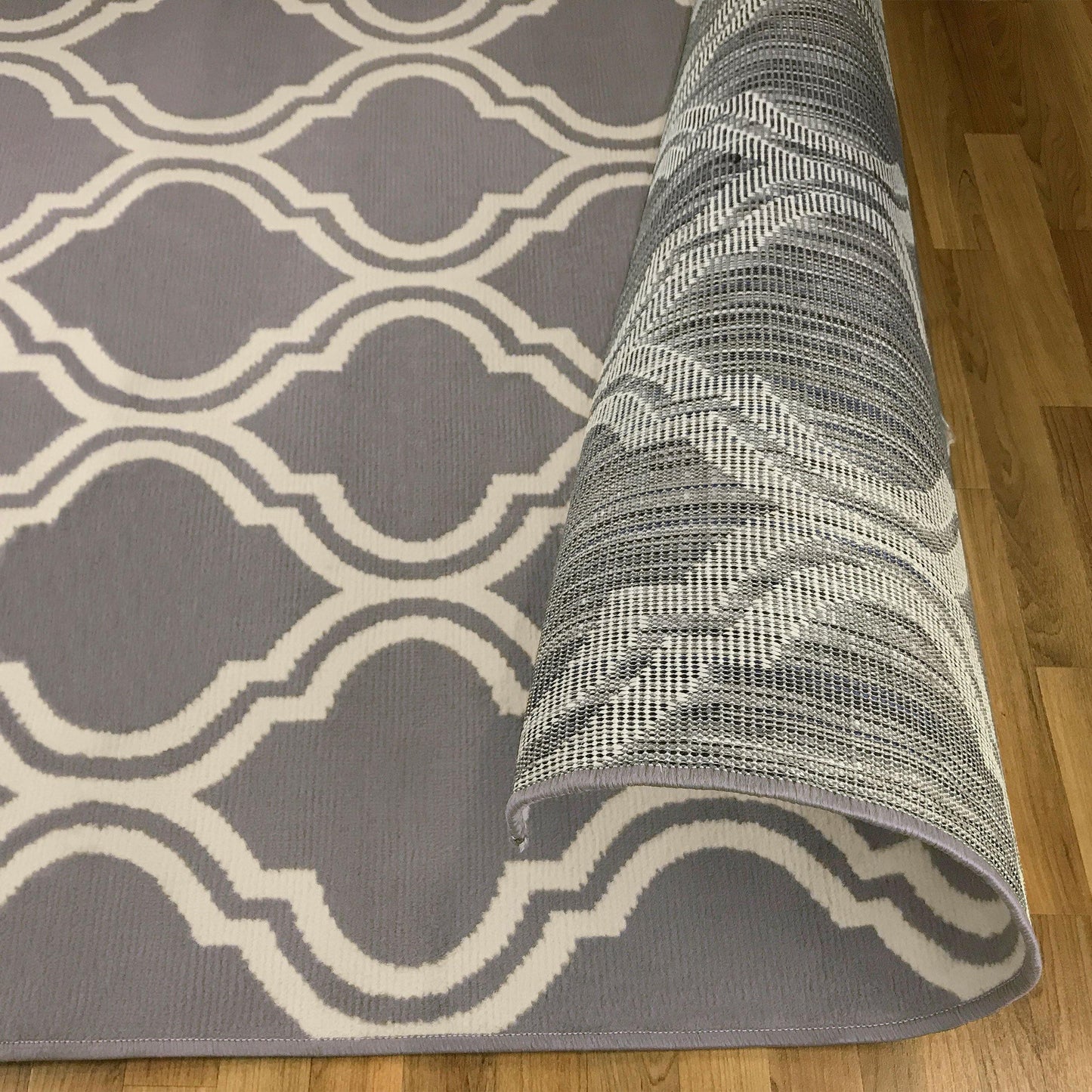 Double-Trellis Contemporary Lattice Rug FredCo