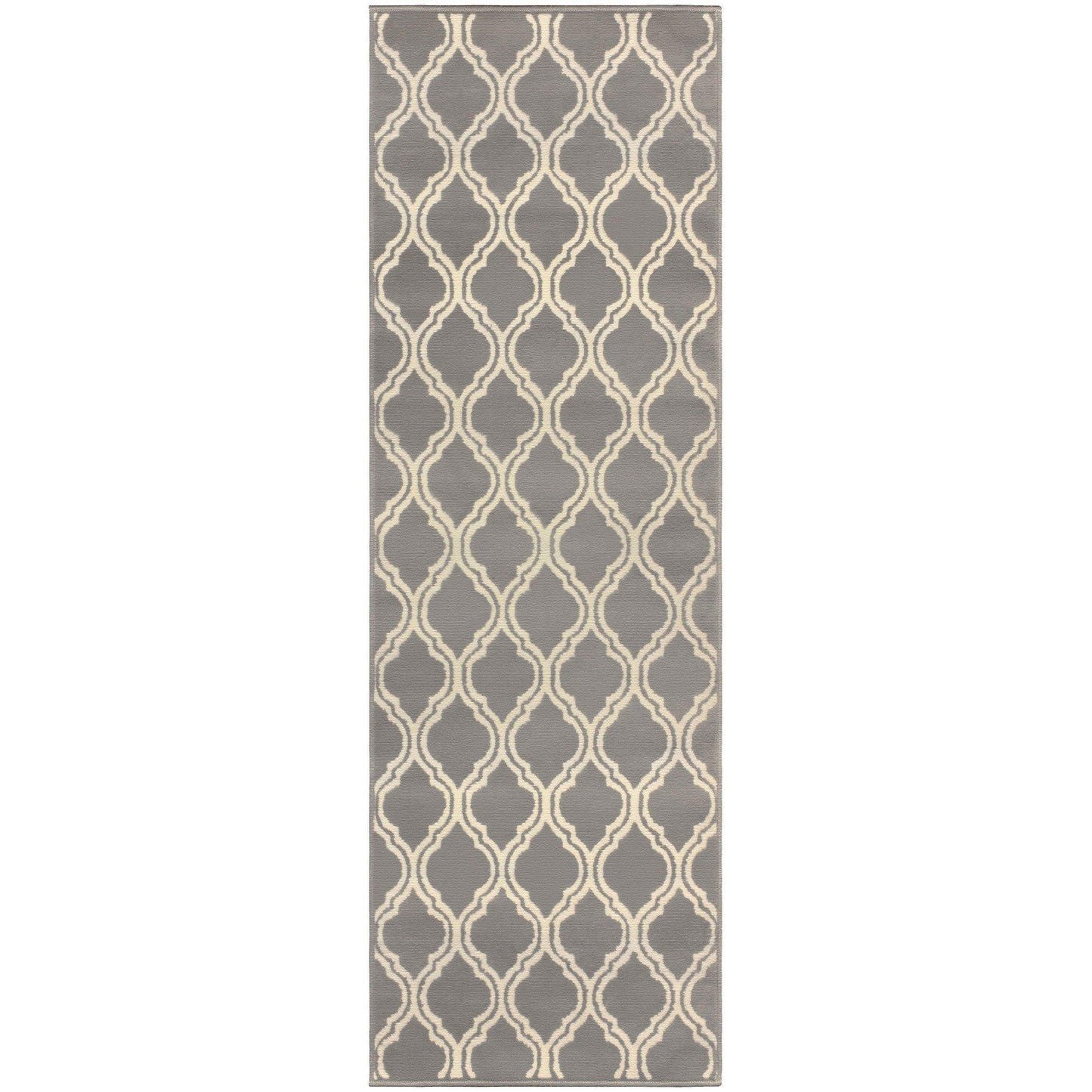 Double-Trellis Contemporary Lattice Rug FredCo