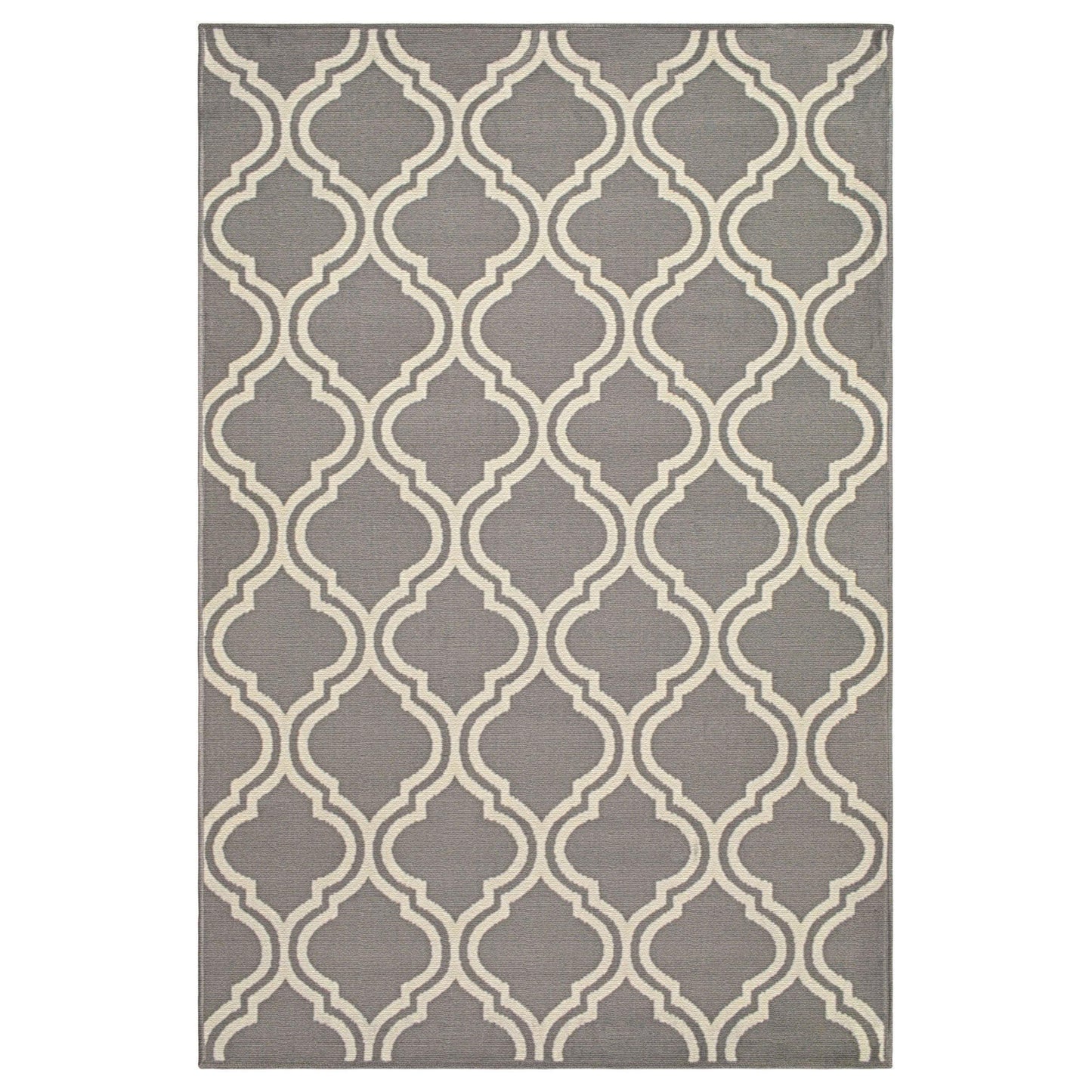 Double-Trellis Contemporary Lattice Rug FredCo