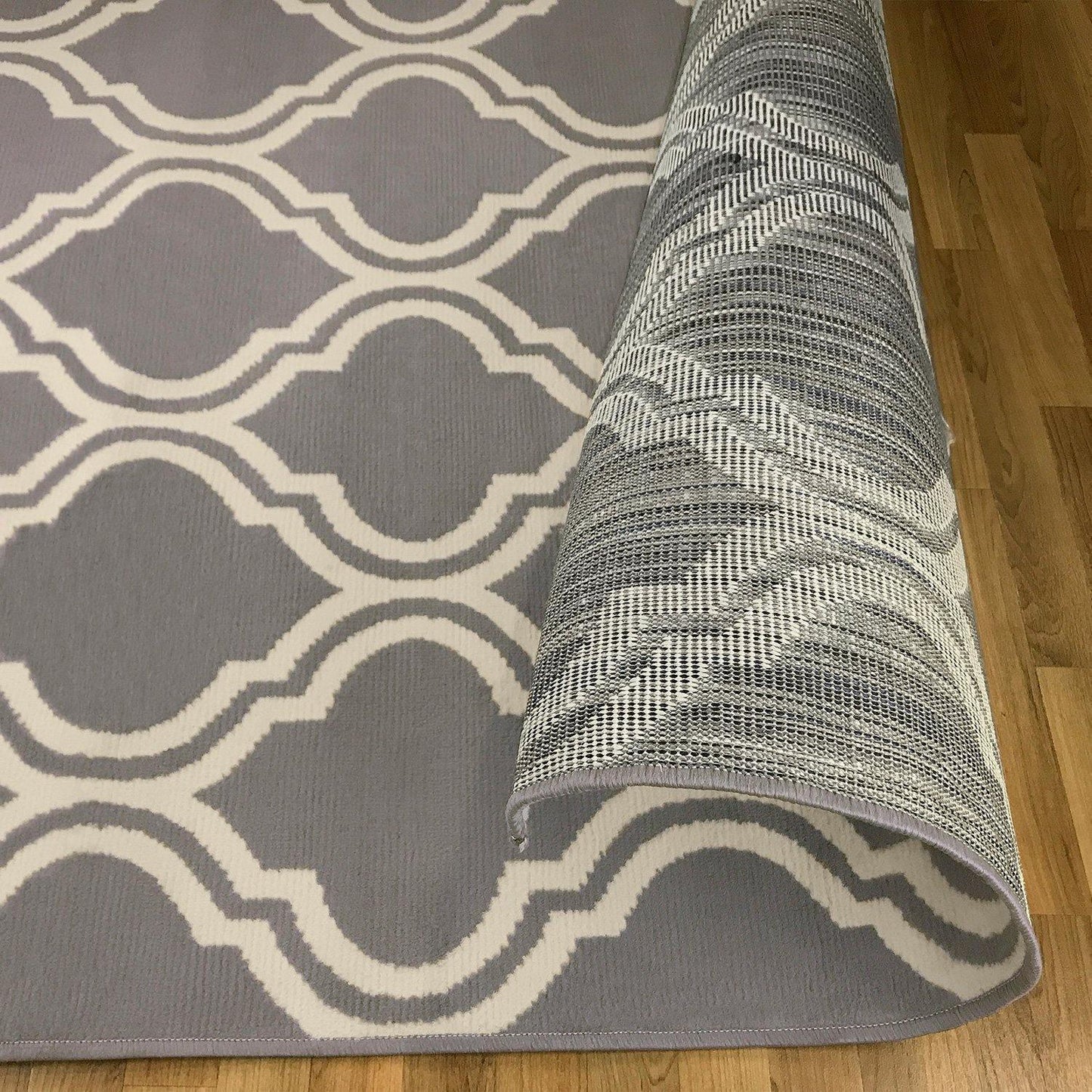 Double-Trellis Contemporary Lattice Rug FredCo