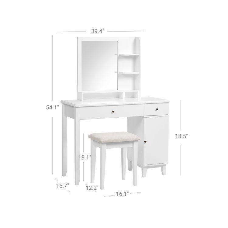 Dressing Table Set with Mirror FredCo