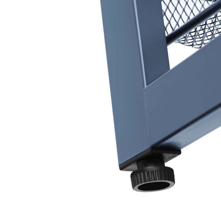 Ebony Blue Shoe Rack FredCo