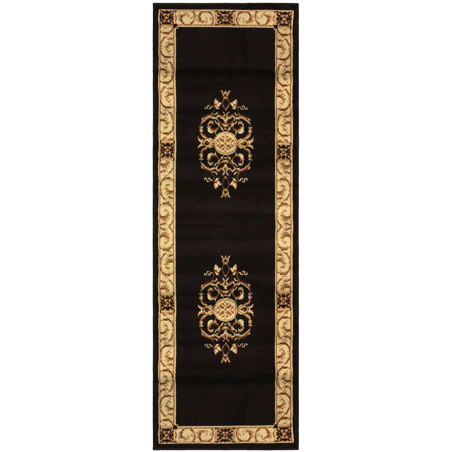 Elegant Vintage Ornamental Medallion Rug FredCo