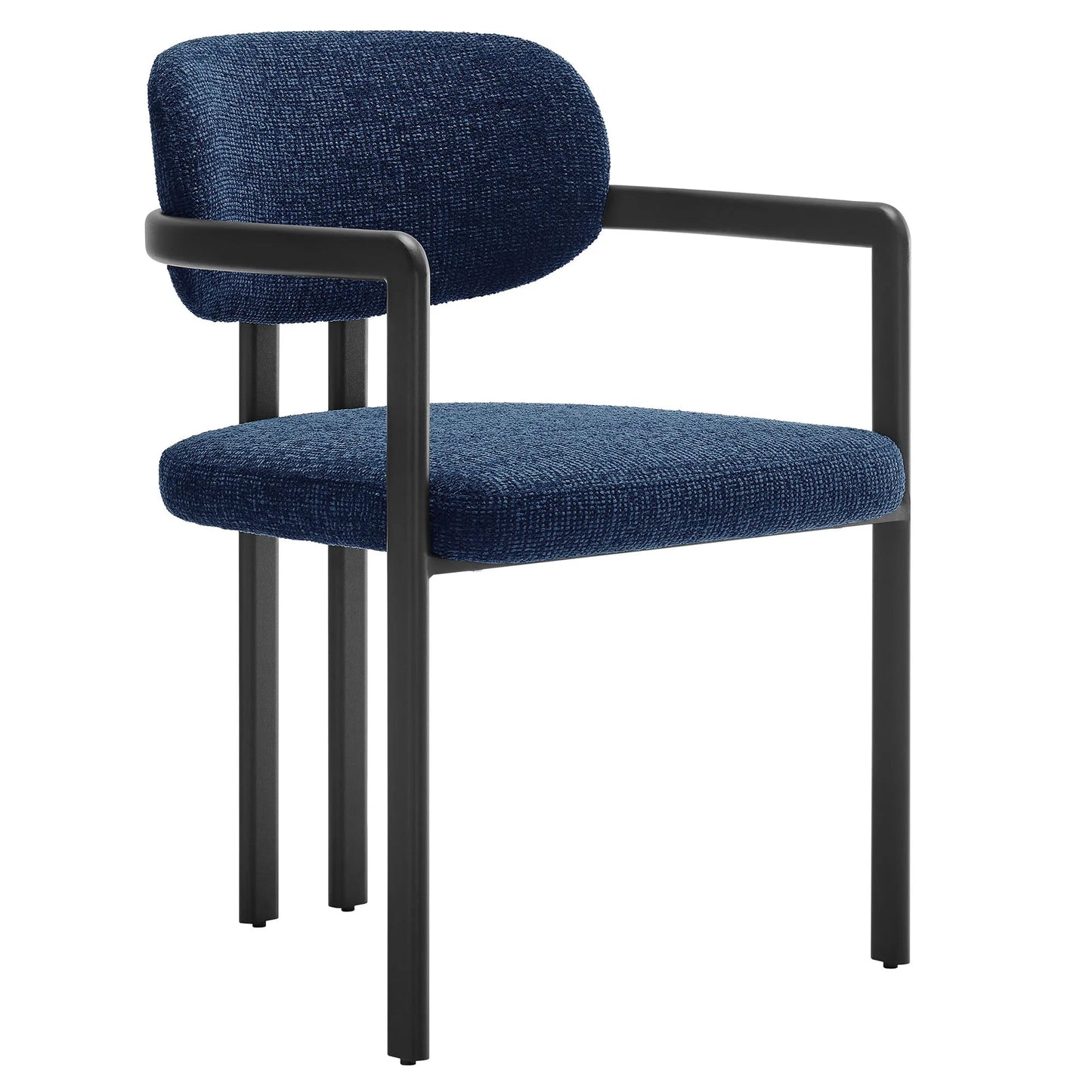 Elio Barrel Fabric and Metal Dining Chair by Modway EEI-7229 FredCo