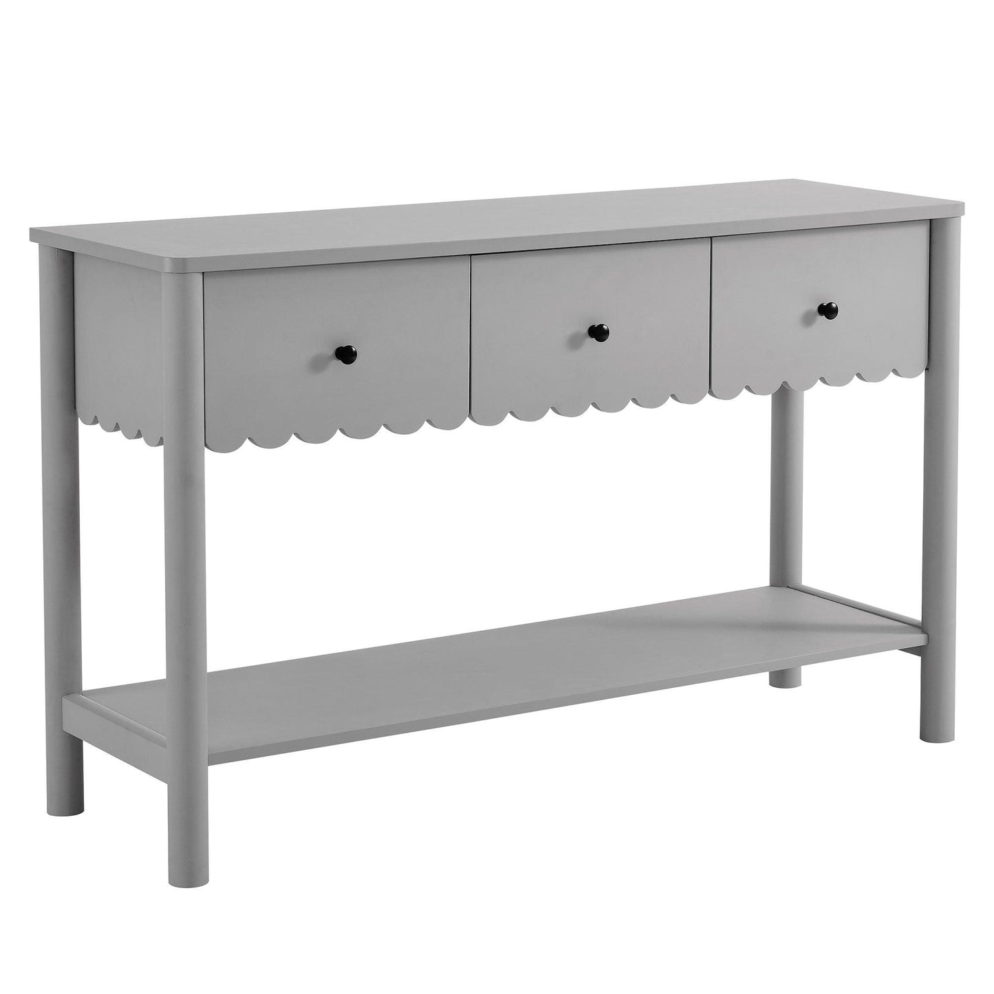 Emmeline 3-Drawer Scalloped Console Table by Modway FredCo