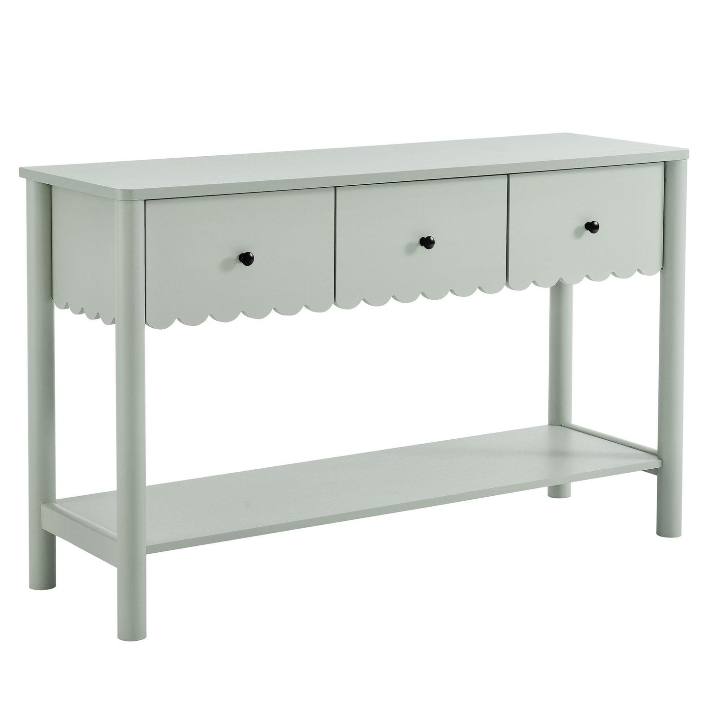 Emmeline 3-Drawer Scalloped Console Table by Modway FredCo