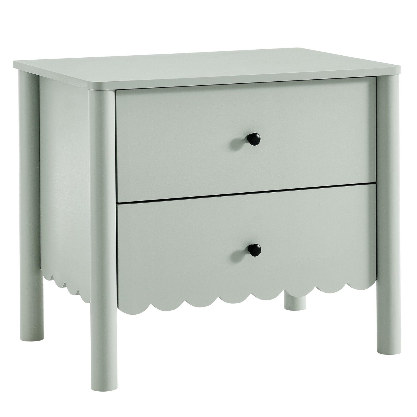 Emmeline Scalloped 2-Drawer Nightstand by Modway FredCo
