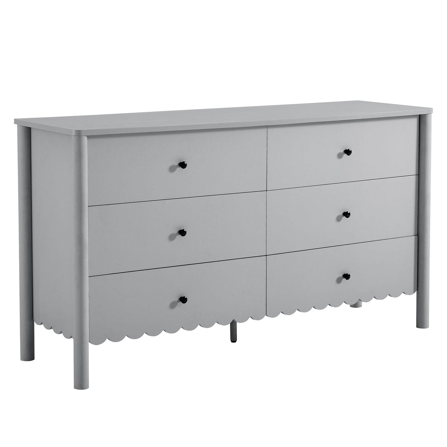 Emmeline Scalloped 6-Drawer Dresser by Modway FredCo
