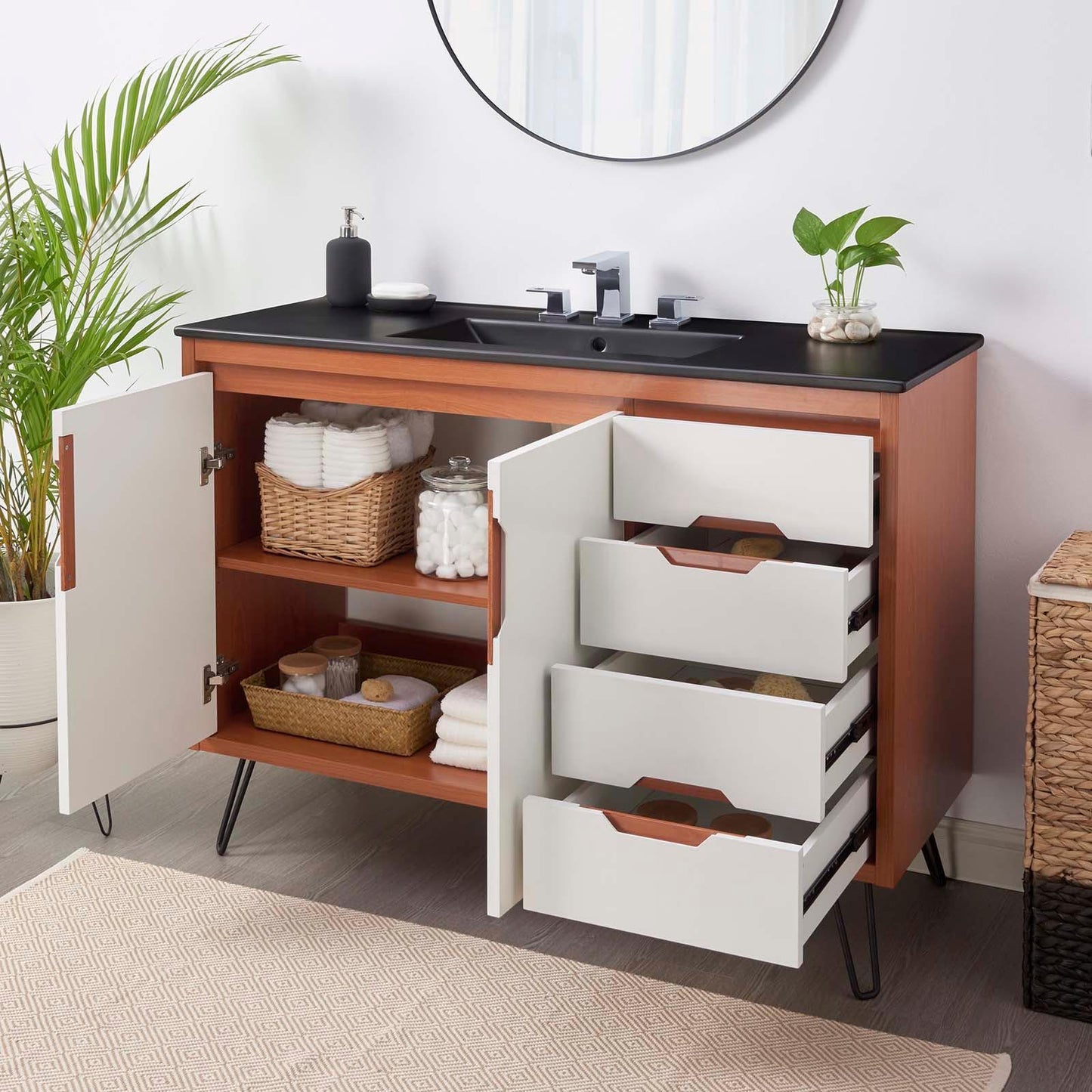 Energize 48" Bathroom Vanity, EEI-5808 FredCo