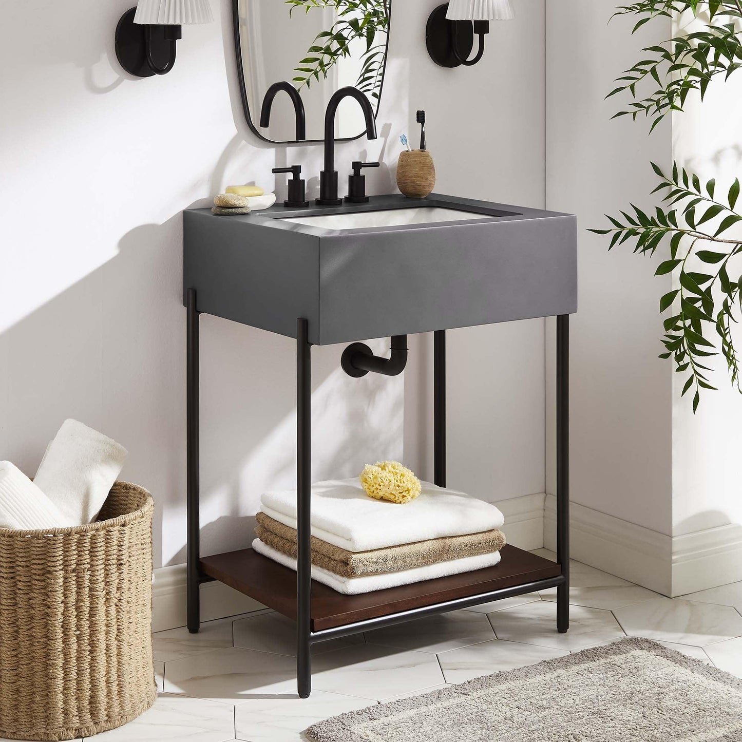 Etch 24" Bathroom Vanity with Sink by Modway FredCo